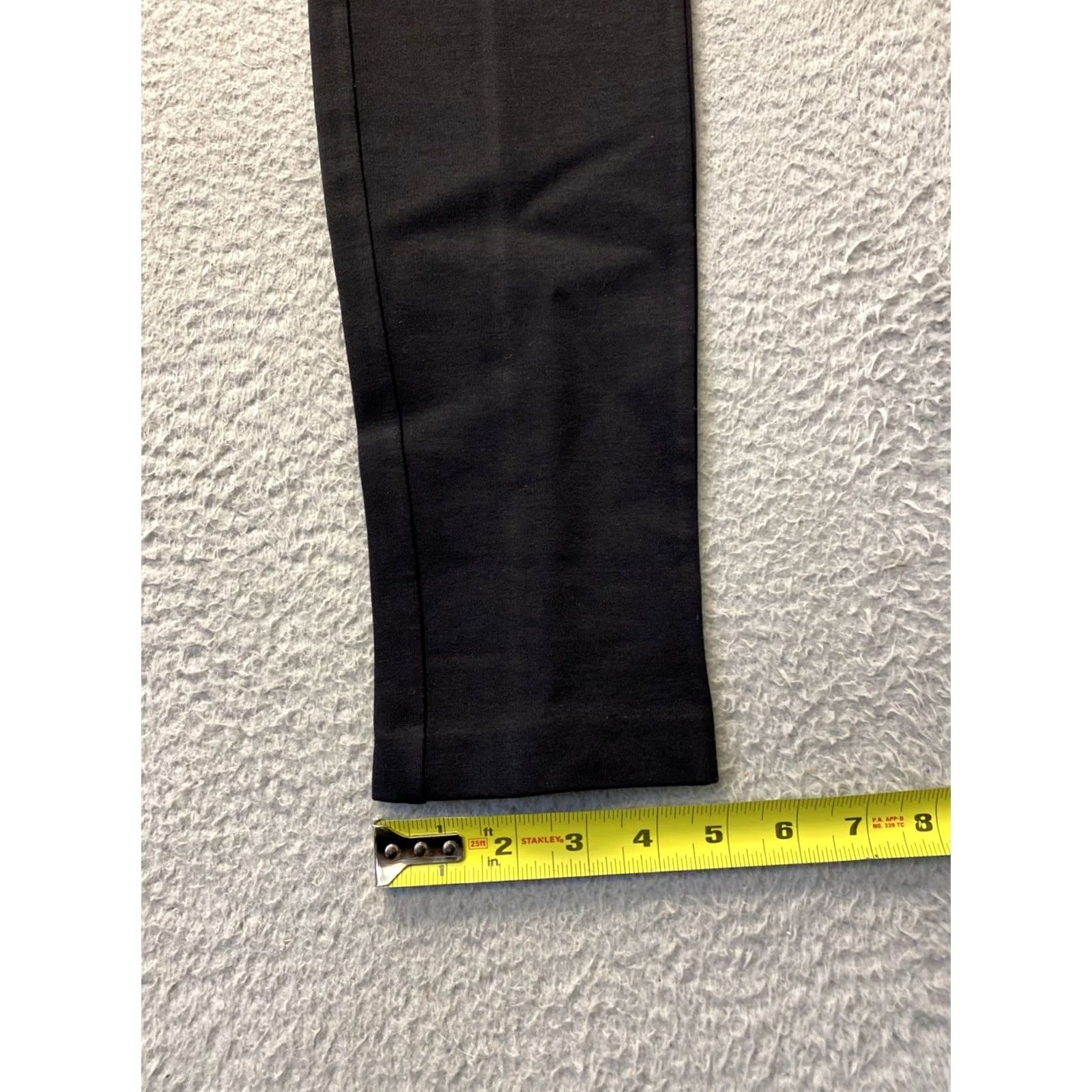 J.Crew VINTAGE J.CREW Leggings Ankle-zip Black 8T Women Regular Stretch Ponte 32 in Inseam Adults Girls Boys Mens Womens Size 30" / US 8 / IT 44 - 5 Thumbnail