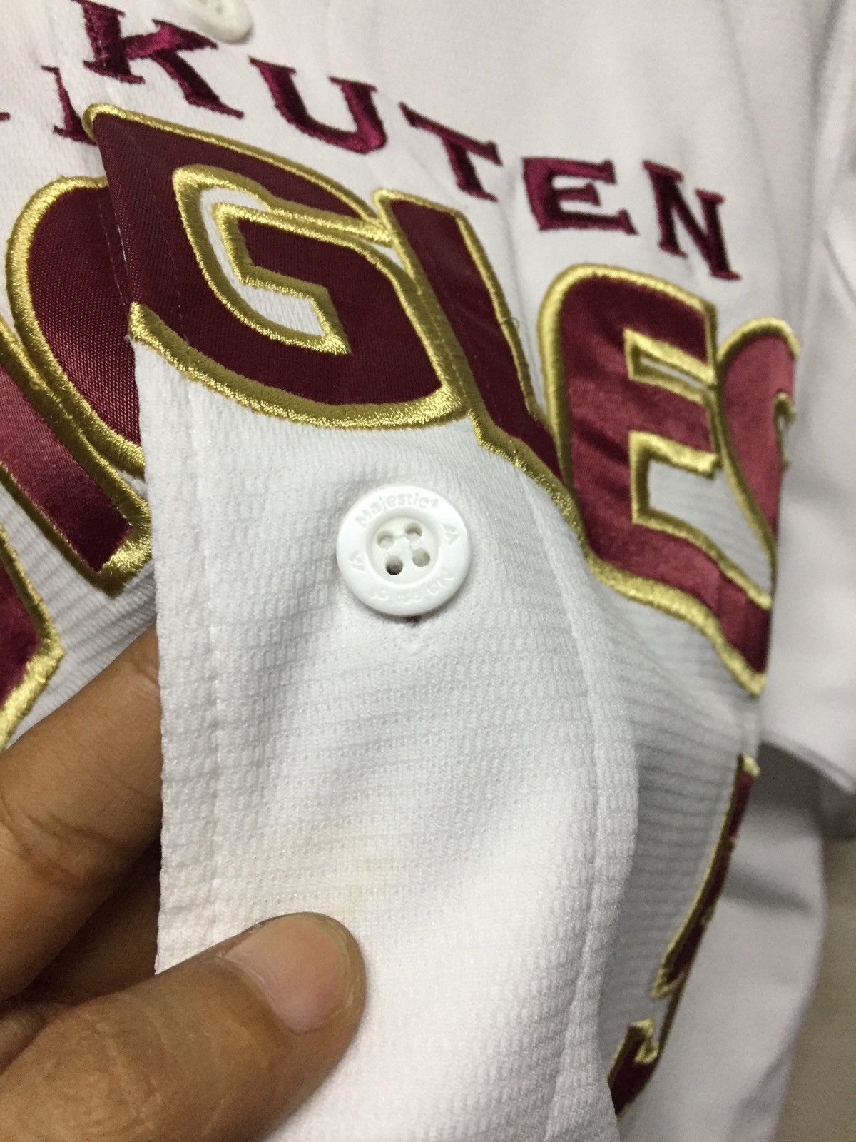 Majestic Rakuten Eagles Baseball Jersey Size US XL / EU 56 / 4 - 5 Thumbnail