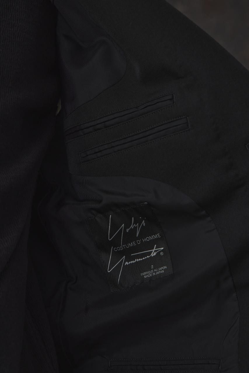 Yohji Yamamoto Yohji Yamamoto COSTUME D'HOMME Wool Gabardine Suit Jacket Size 44R - 11 Thumbnail