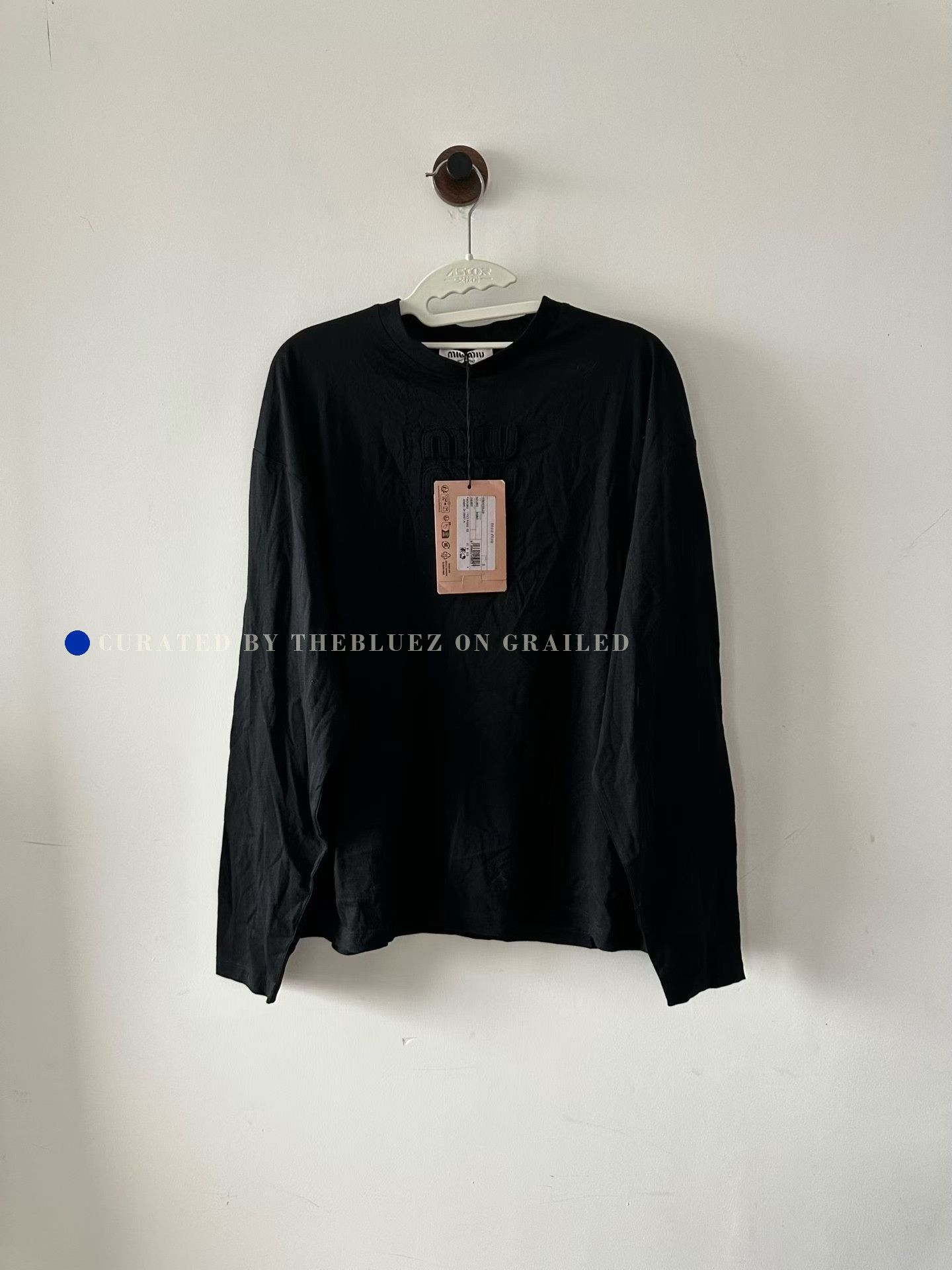 Miu Miu Miu Miu Patch Logo Long Sleeve Size S / US 4 / IT 40 - 1 Thumbnail