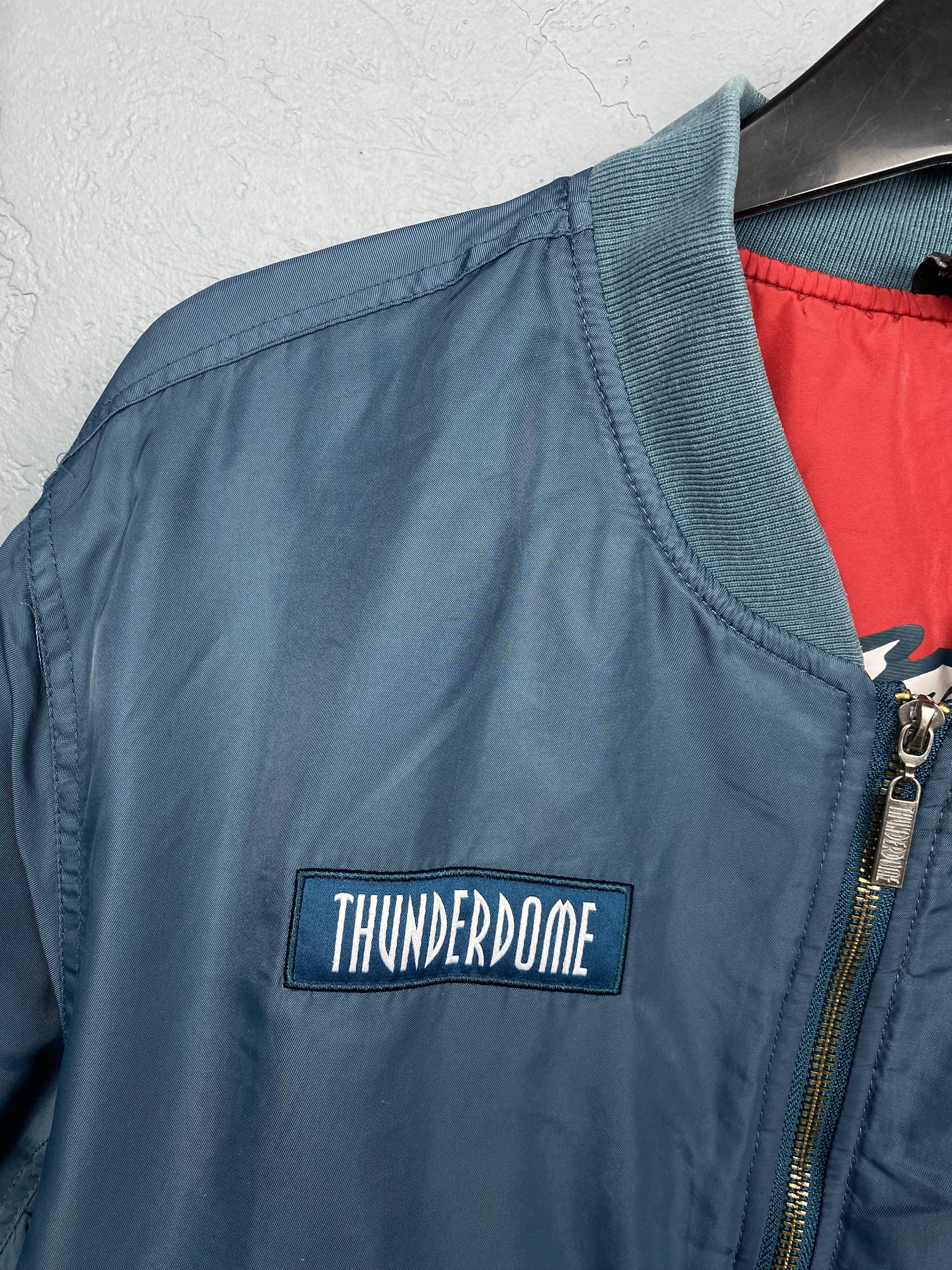 Thunderdome Thunderdome Vintage Bomber Jacket Gabber Hardcore Rave Size US XL / EU 56 / 4 - 7 Thumbnail