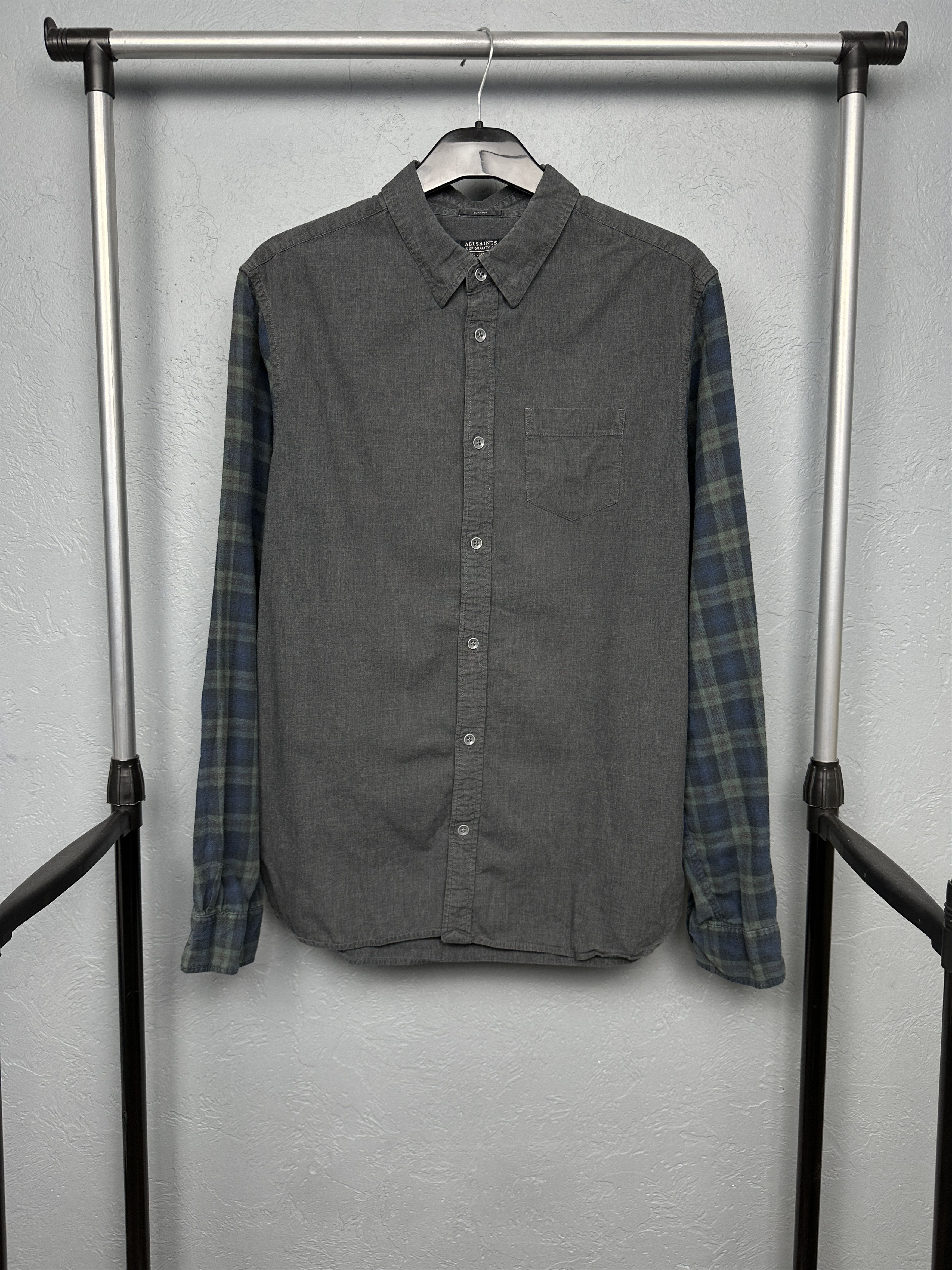 Allsaints Allsaints Mens Galloway Long Sleeve Shirt Size US M / EU 48-50 / 2 - 1 Thumbnail