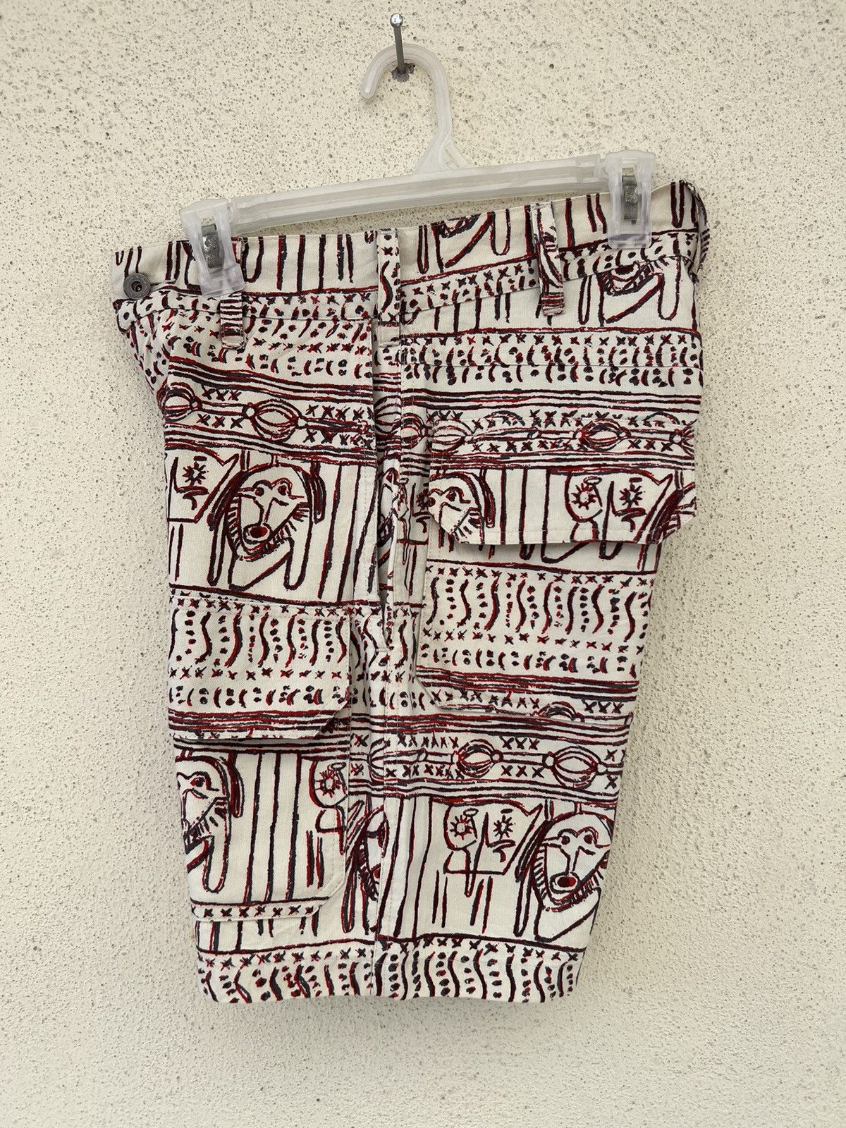Monitaly Vintage Monitaly Multi Pocket Graffiti Short Pant Size US 29 - 20 Thumbnail
