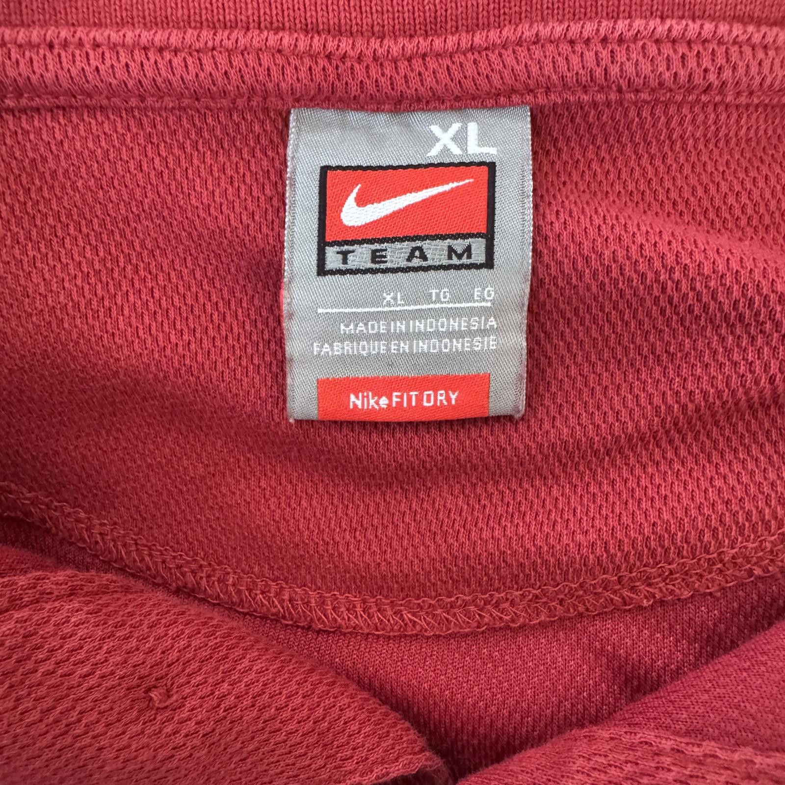 Nike Vintage Y2K Nike Team Swoosh Polo Shirt Size US XL / EU 56 / 4 - 3 Thumbnail