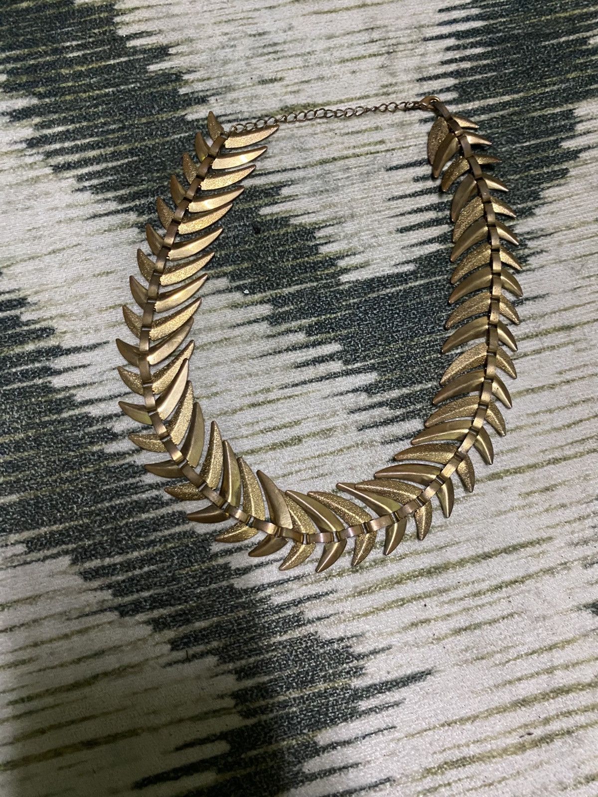 Designer × Handmade × Vintage Gold Tone Spiky Western Choker Necklace Size ONE SIZE - 6 Thumbnail