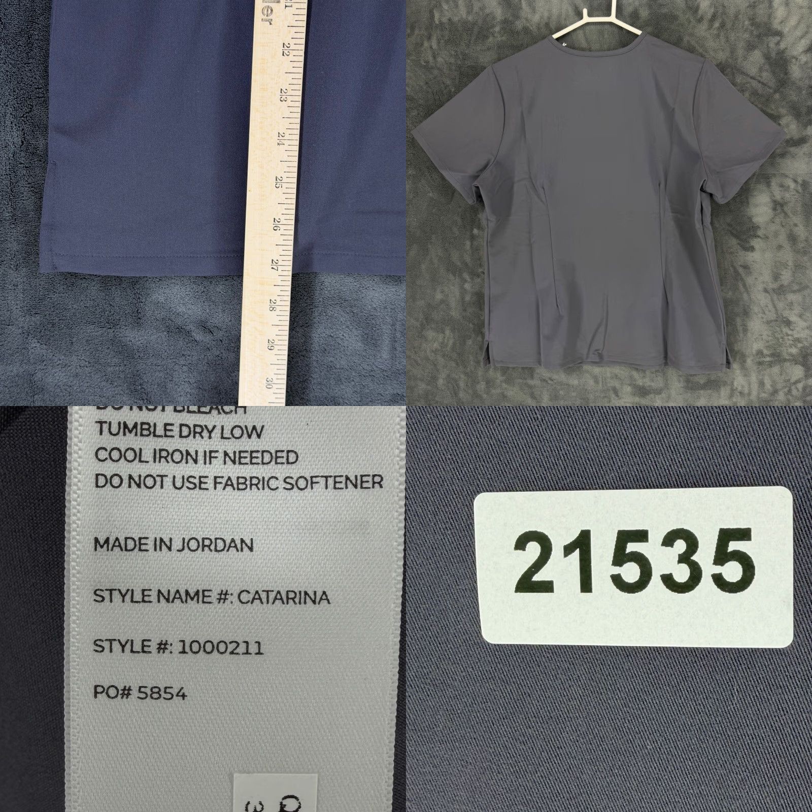Vintage FIGS Catarina One-Pocket Scrub Top Graphite Gray V-Neck Mens Large L Size US L / EU 52-54 / 3 - 8 Thumbnail