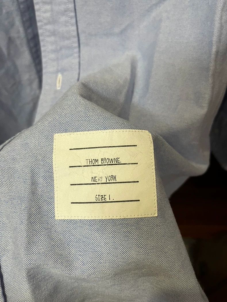 Thom Browne Thom Browne Size 1Anchor Sleeve Embroidered Shirt 2501-Next Size US S / EU 44-46 / 1 - 3 Thumbnail