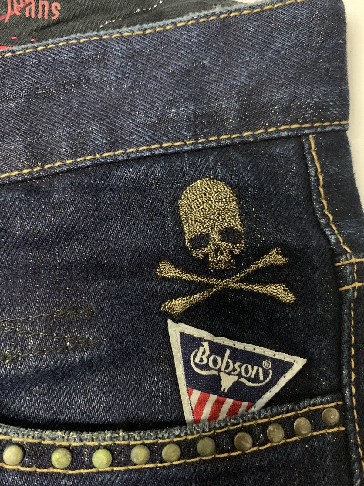 Japanese Brand × Roen Reon Mastermind x bobson Skull Jeans Size US 31 - 20 Thumbnail
