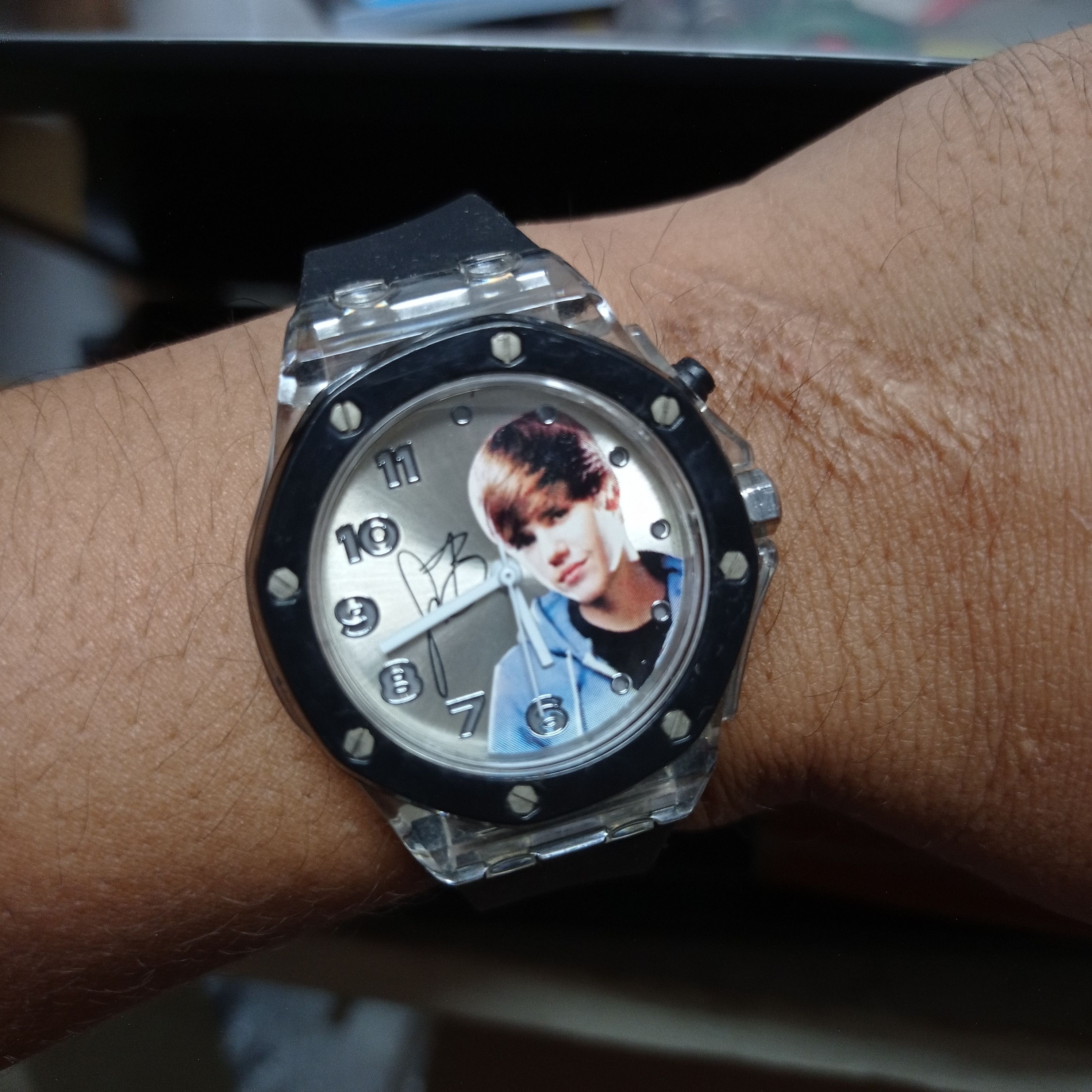 Justin Bieber Special Design Justin Bieber Watch With multi colors Light Size ONE SIZE - 1 Thumbnail
