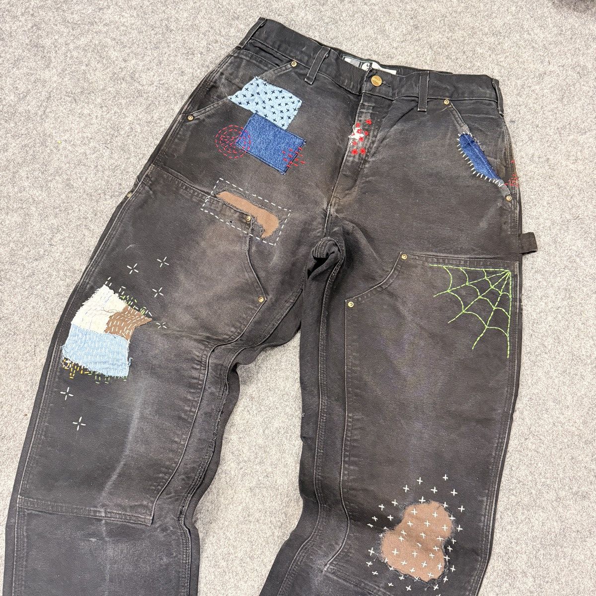 Carhartt Carhartt Double knee Denim Japanese Sashiko Size US 32 / EU 48 - 1 Thumbnail