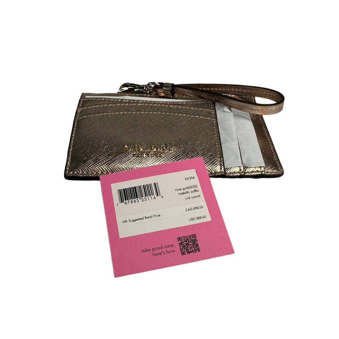 Kate Spade Kate Spade Wristlet ID window Card Holder Metallic Rose gold Size ONE SIZE - 7 Thumbnail