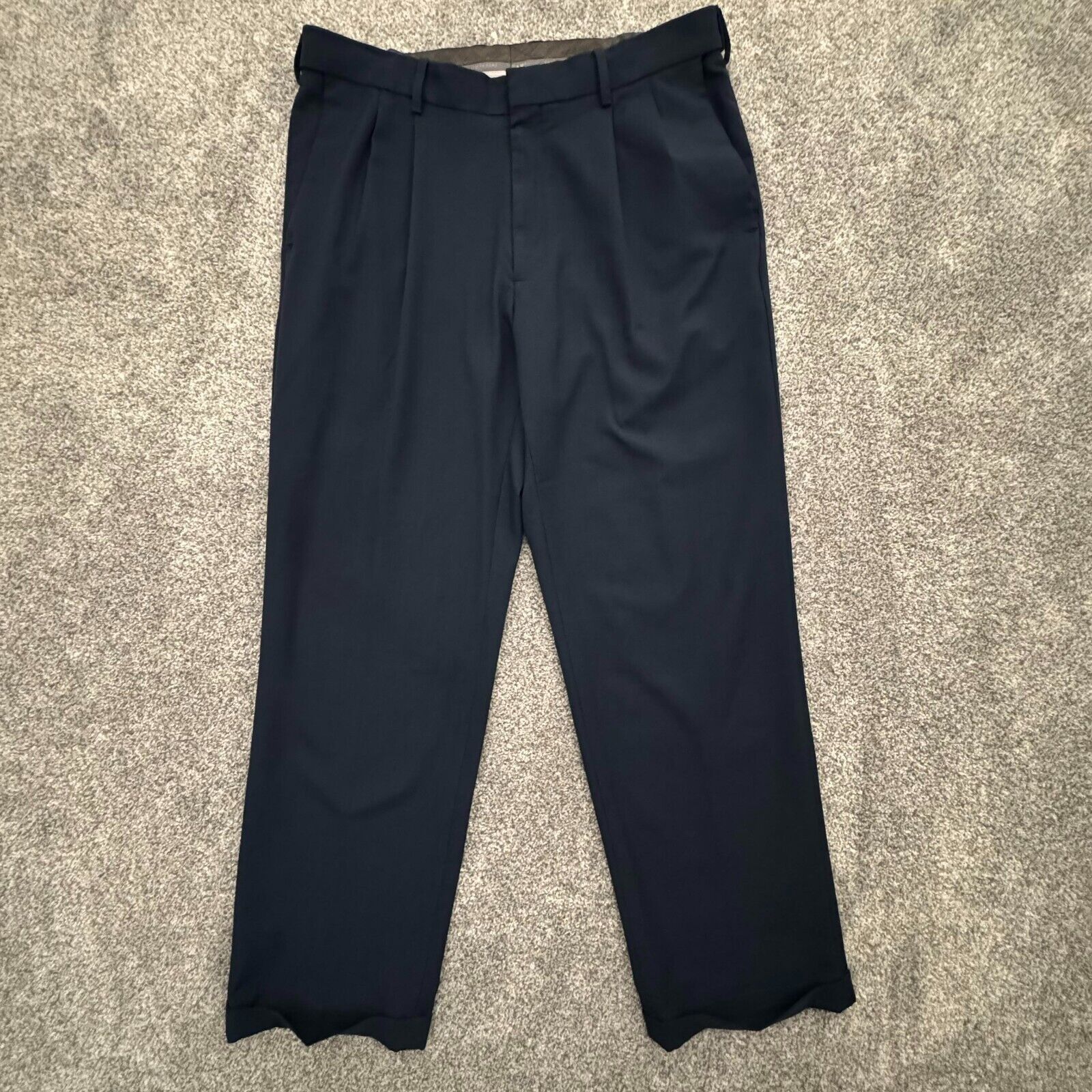 Haggar Haggar Dress Pants Mens 34x30 Office Classic Fit Preppy Blue Size US 34 / EU 50 - 1 Thumbnail