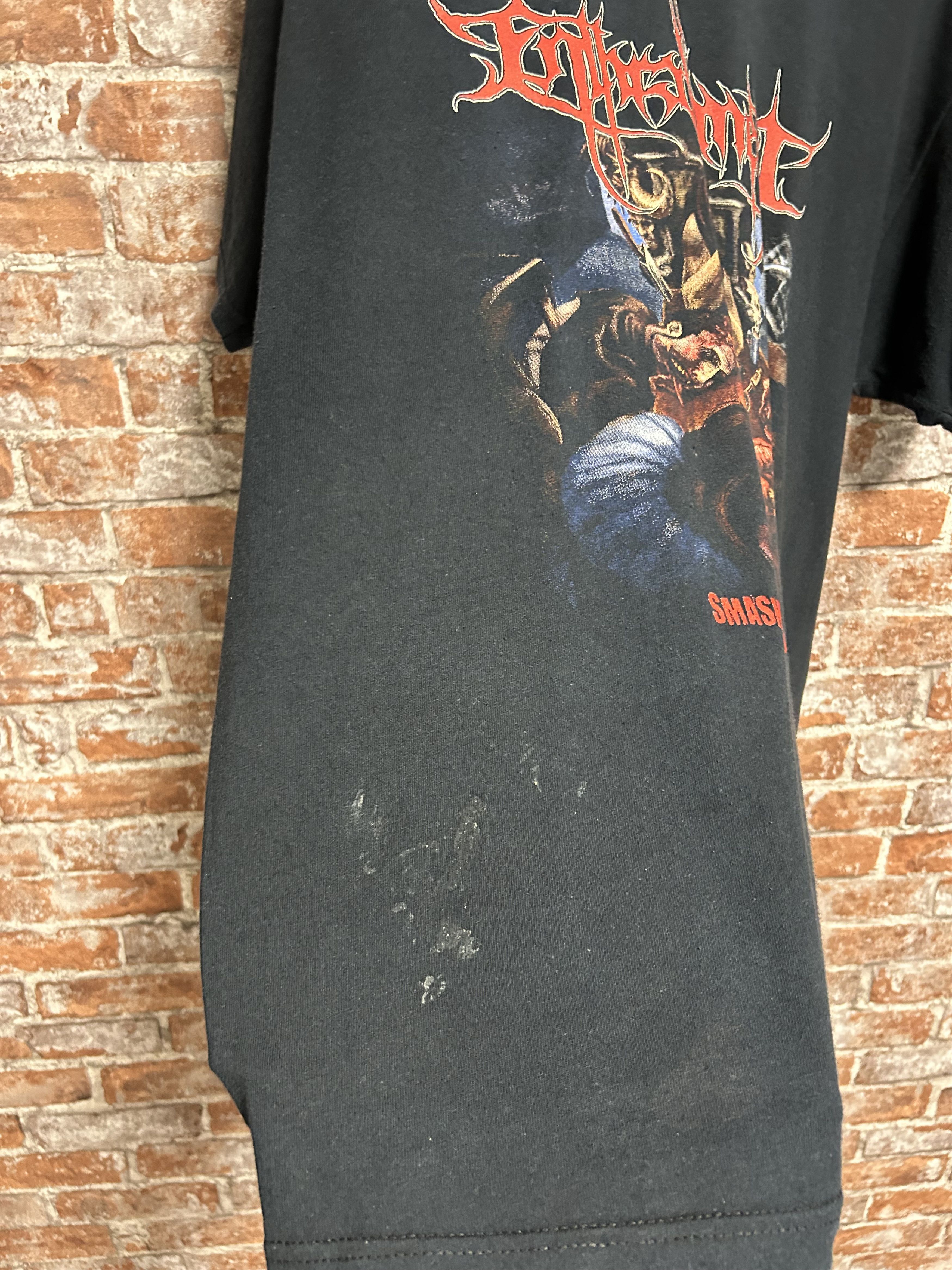 Band Tees Enthrallment Vintage 2000s Brute Death Metal Band T-shirt Size US XL / EU 56 / 4 - 10 Thumbnail