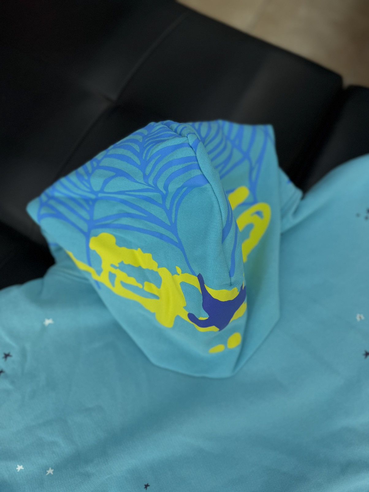 Sp5der Sp5der Hoodie Blue Yellow Size Large Brand New Size US L / EU 52-54 / 3 - 8 Thumbnail