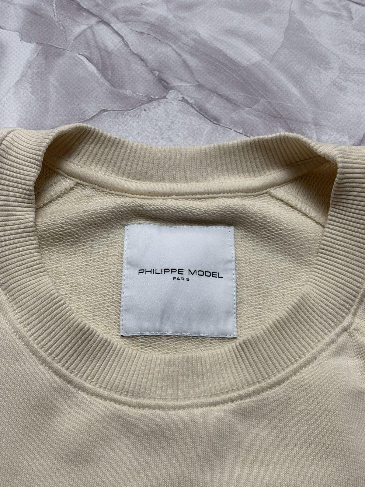 Designer × Philippe Model Philippe Model Paris Sweatshirt Butter Beige Mens Size M Size US M / EU 48-50 / 2 - 7 Thumbnail