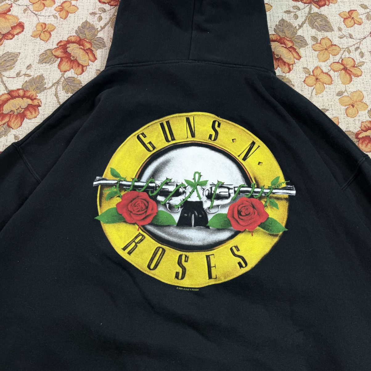Band Tees × Vintage Vintage 2005 Guns N’ Roses Zip Hoodie Rock Band Boxy Fit Size US L / EU 52-54 / 3 - 4 Thumbnail