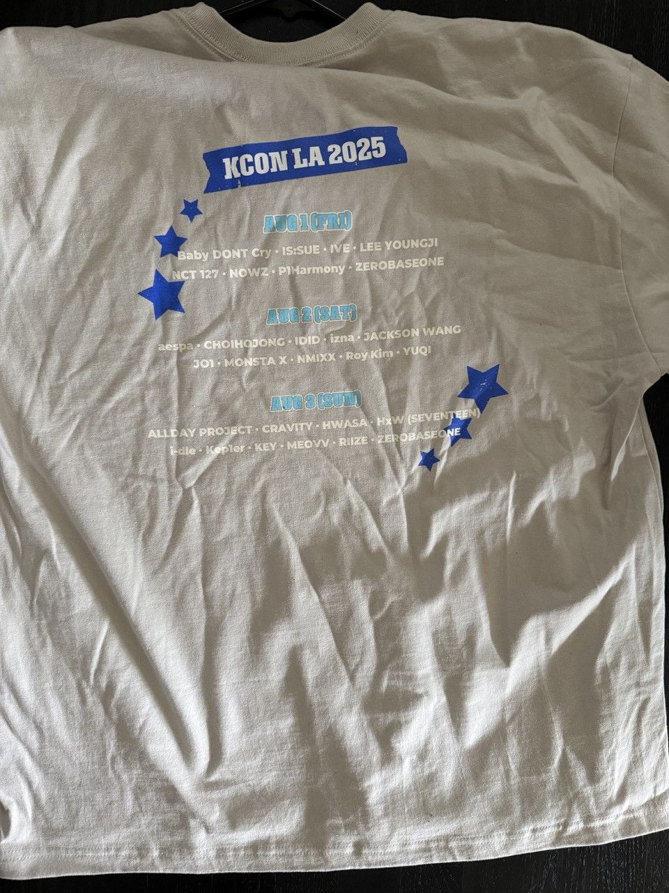 Other KCON LA 2025 - Official Klover's Club Fair Lineup T-Shirt Size US XL / EU 56 / 4 - 2 Thumbnail