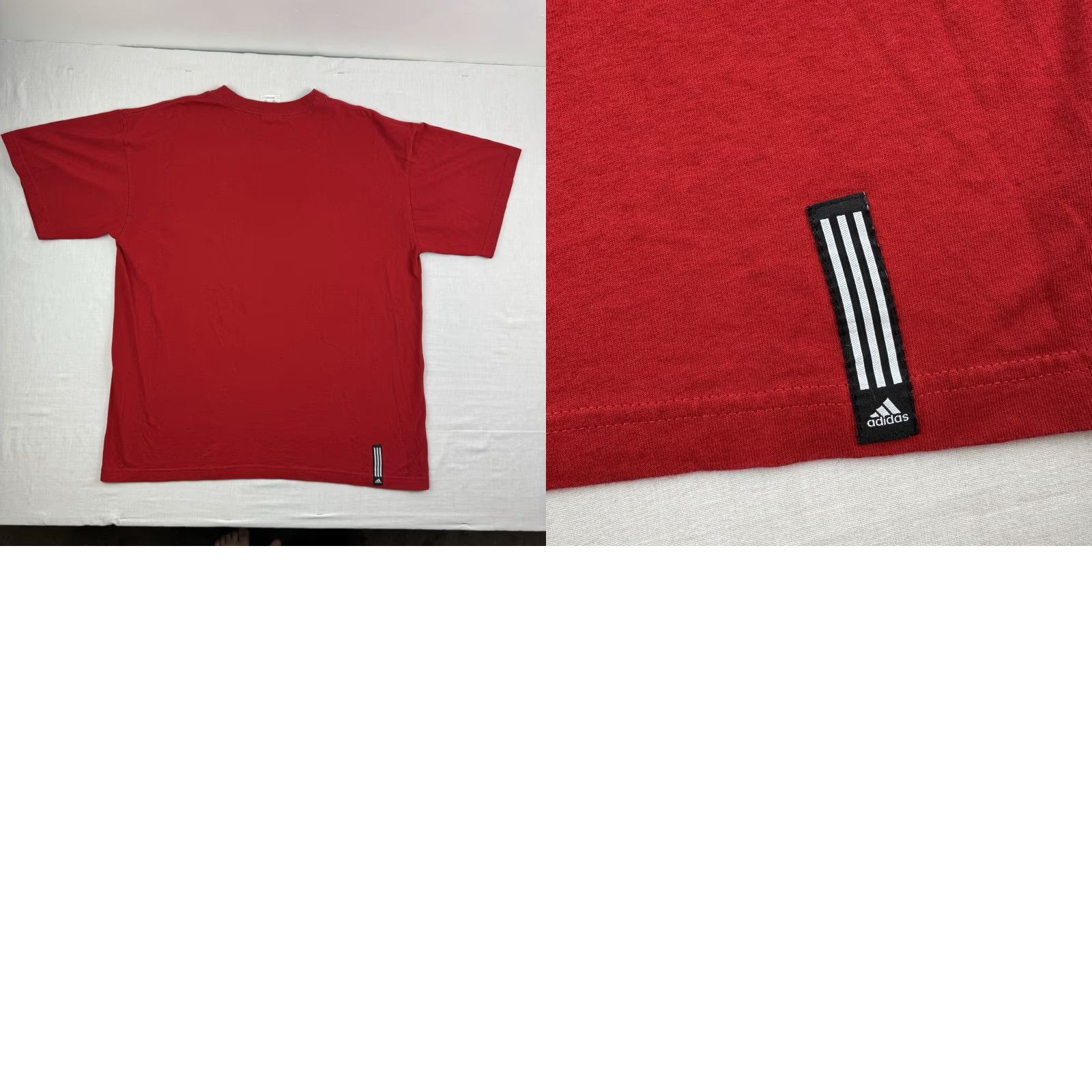 Adidas VINTAGE adidas T Shirt Adult XL Red Center Logo Y2K Sports Soccer Circle Logo Mens XL red adidas T Shirt Size US XL / EU 56 / 4 - 9 Thumbnail