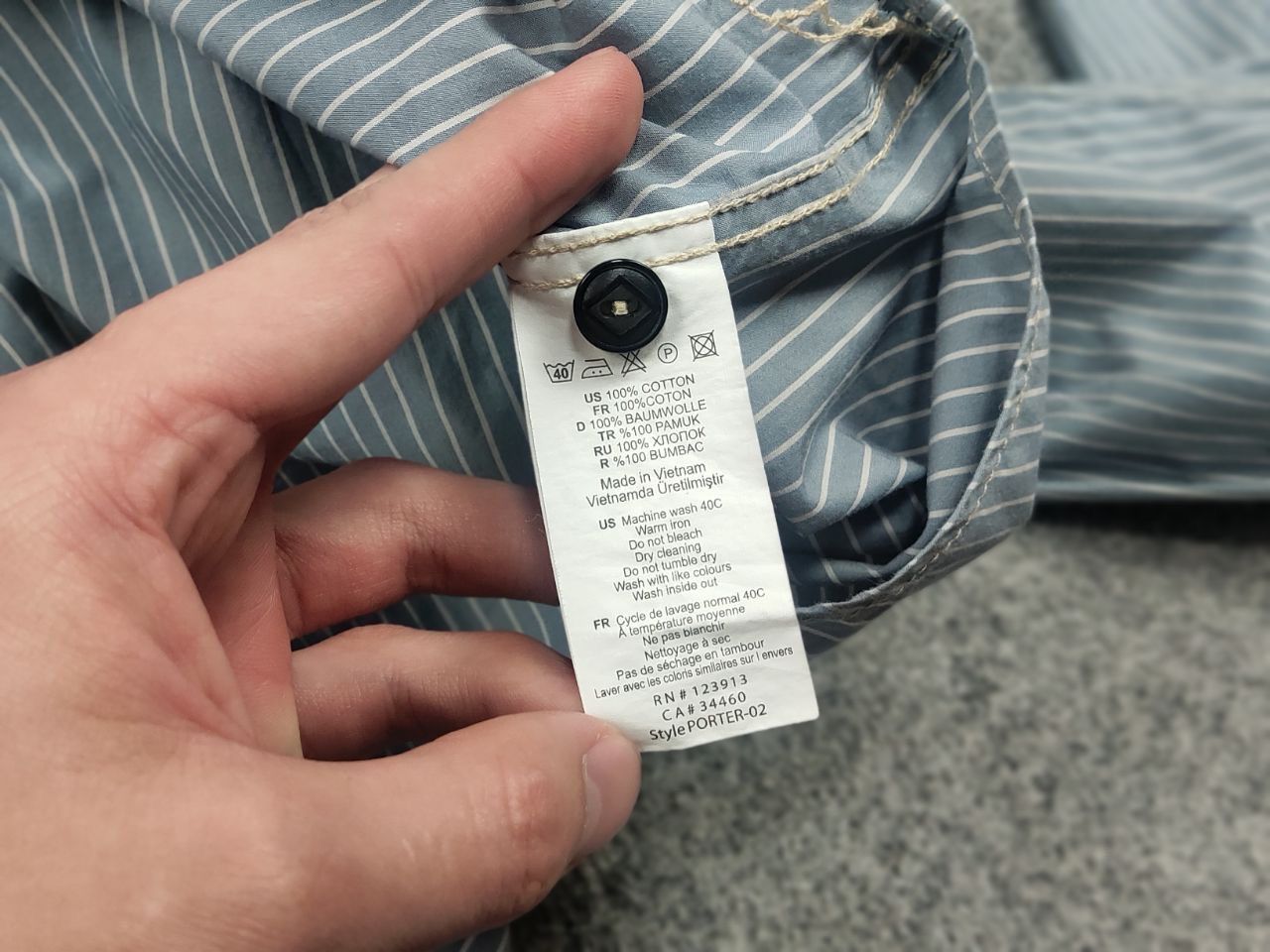 J.A.C.H.S. Mfg. Co. Vintage Jachs superior quality American Striped Button Shirt Size US XL / EU 56 / 4 - 14 Thumbnail