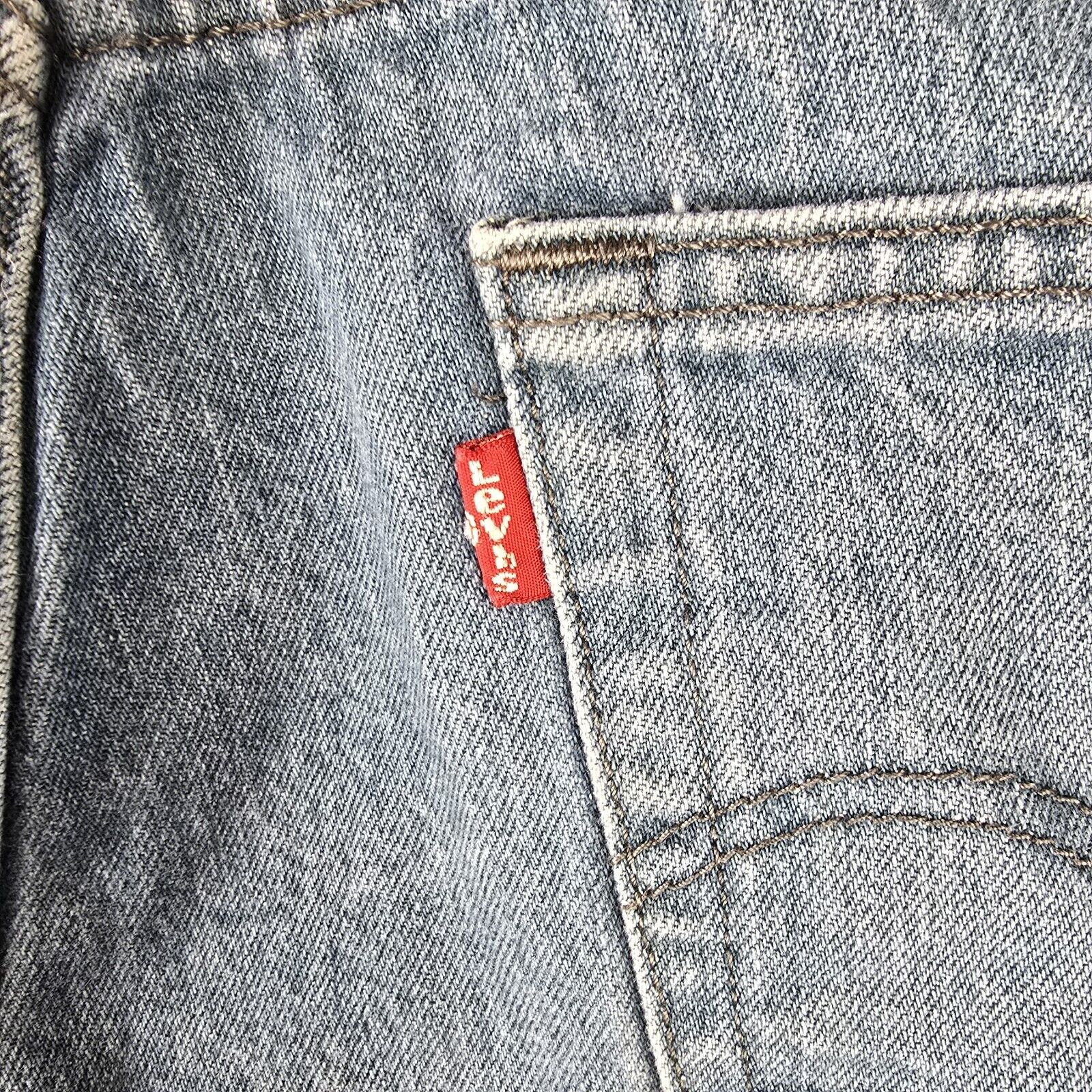 Levi's Levis 501 Denim Jeans Mens 36x32 Aqua Teal Blue (34x28) Size US 36 / EU 52 - 11 Thumbnail