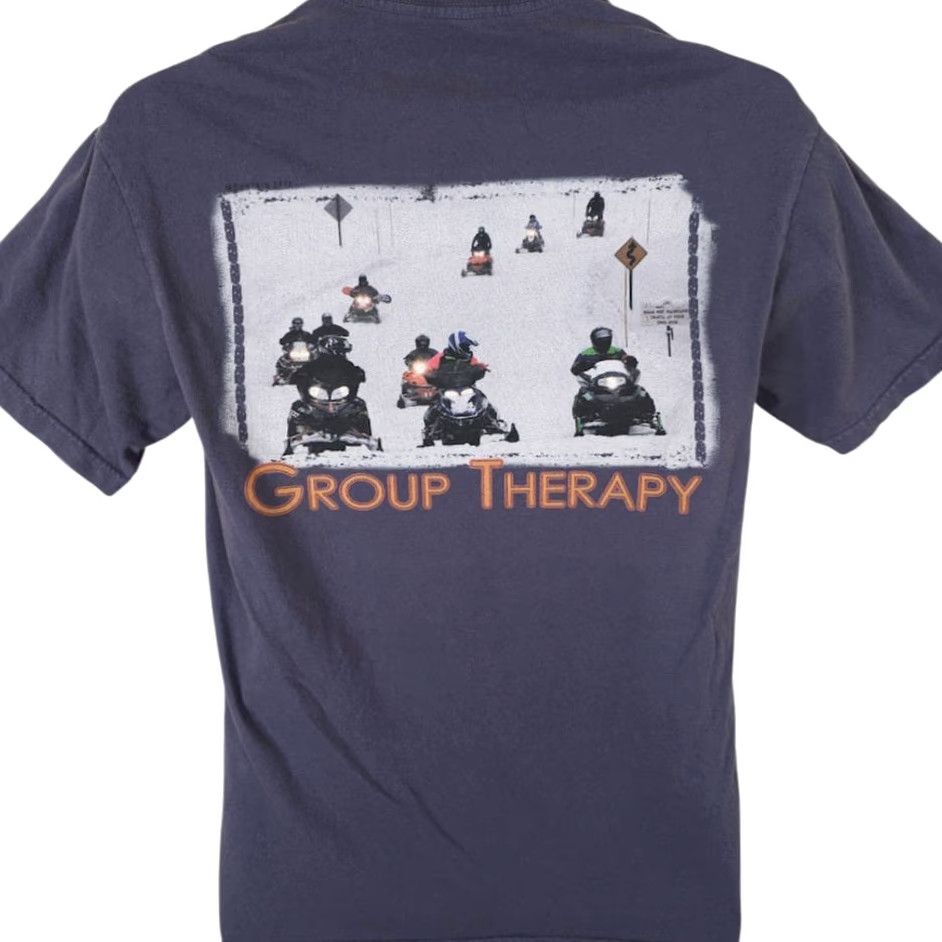 The Mountain Snowmobiling Alaska T Shirt Mens Size Small Gray Group Therapy Travel Tee Size US S / EU 44-46 / 1 - 4 Thumbnail