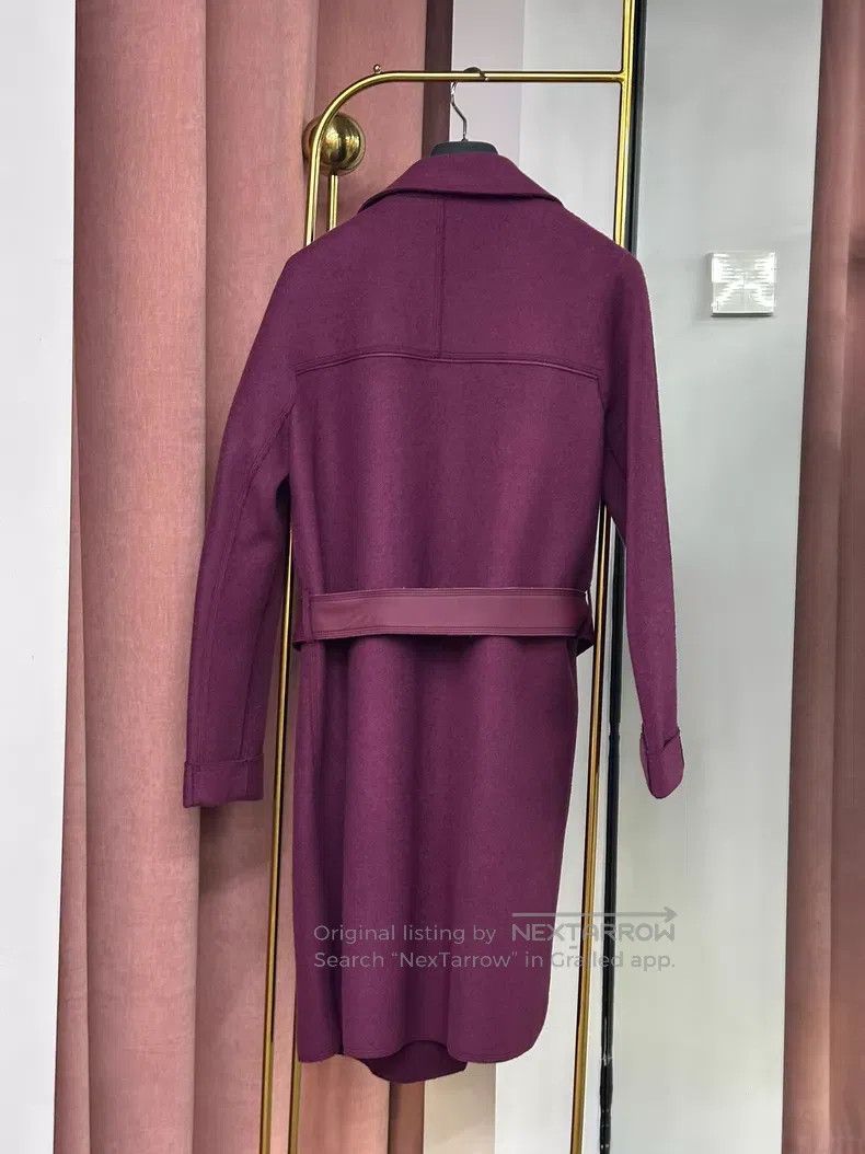 Loro Piana Loro Piana Purple Cashmere Coat Size S / US 4 / IT 40 - 2 Thumbnail