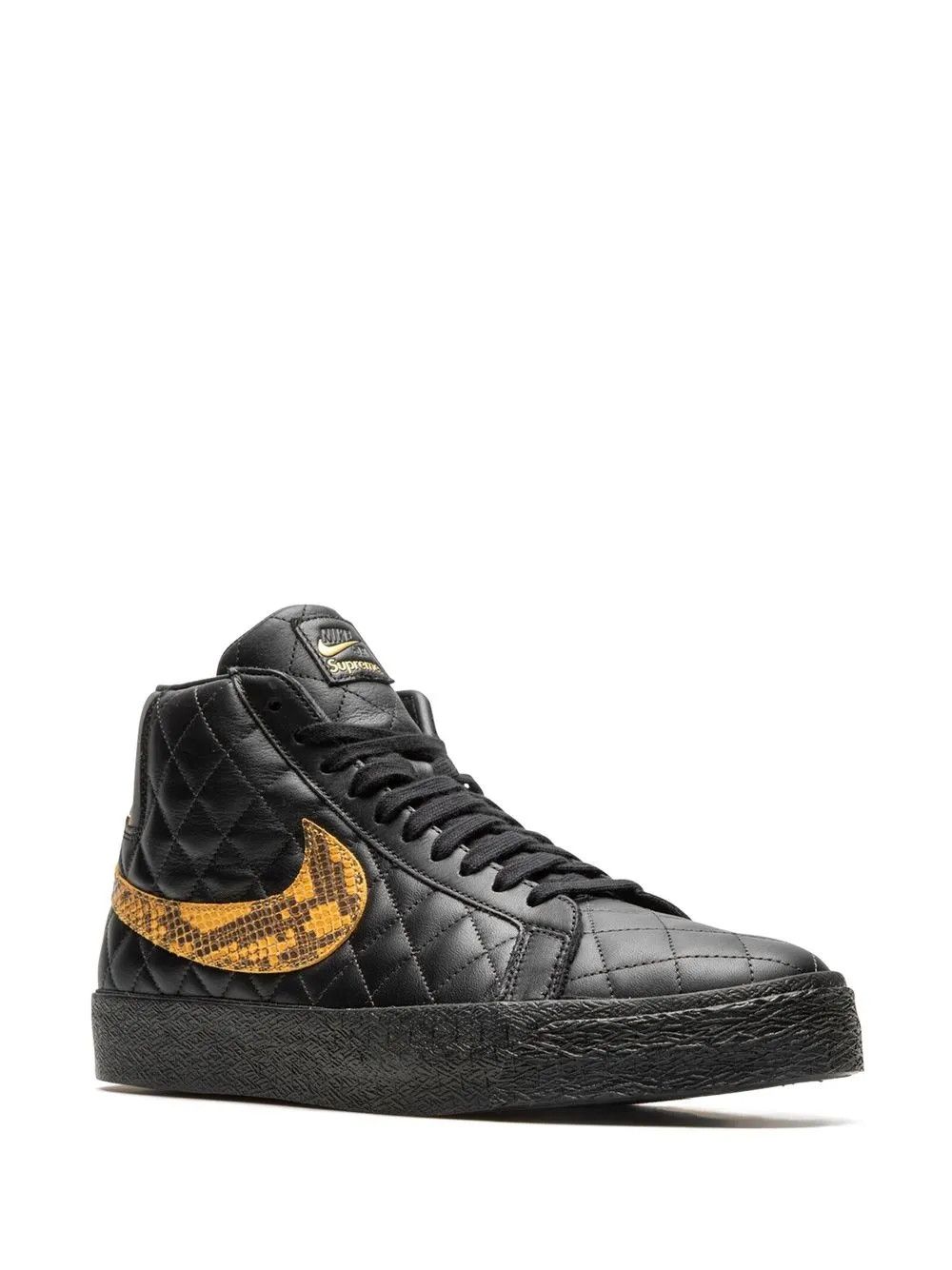 Supreme Nike SB Blazer Mid QS Supreme Black Size US 8.5 / EU 41-42 - 2 Thumbnail
