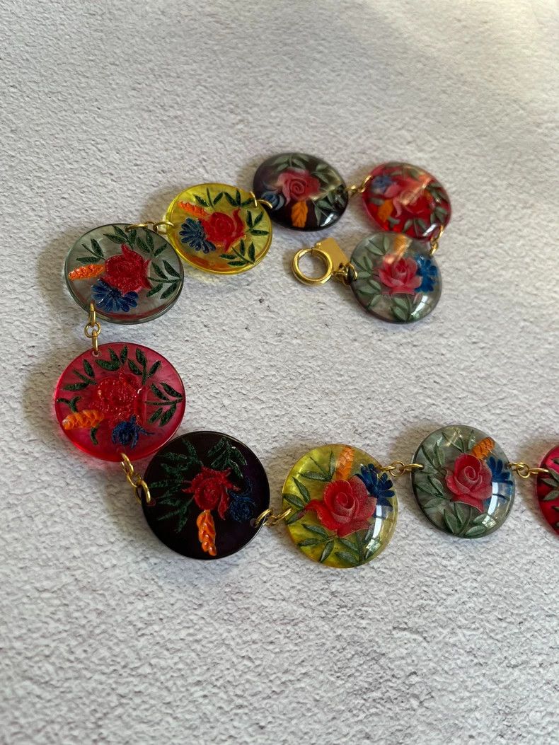 Kenzo KENZO Colorful floral children's fun necklace Size ONE SIZE - 9 Thumbnail