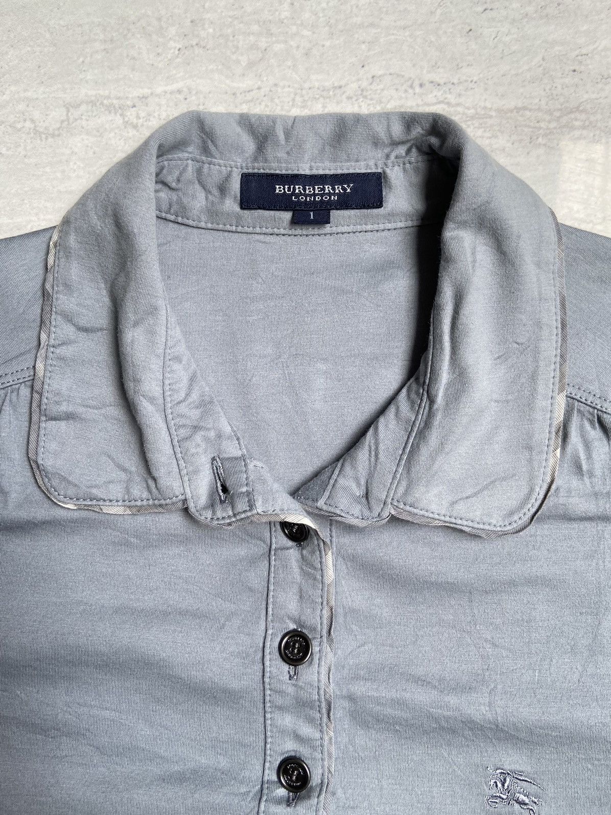 Burberry BURBERRY Grey T-Shirt Size US XS / EU 42 / 0 - 5 Thumbnail