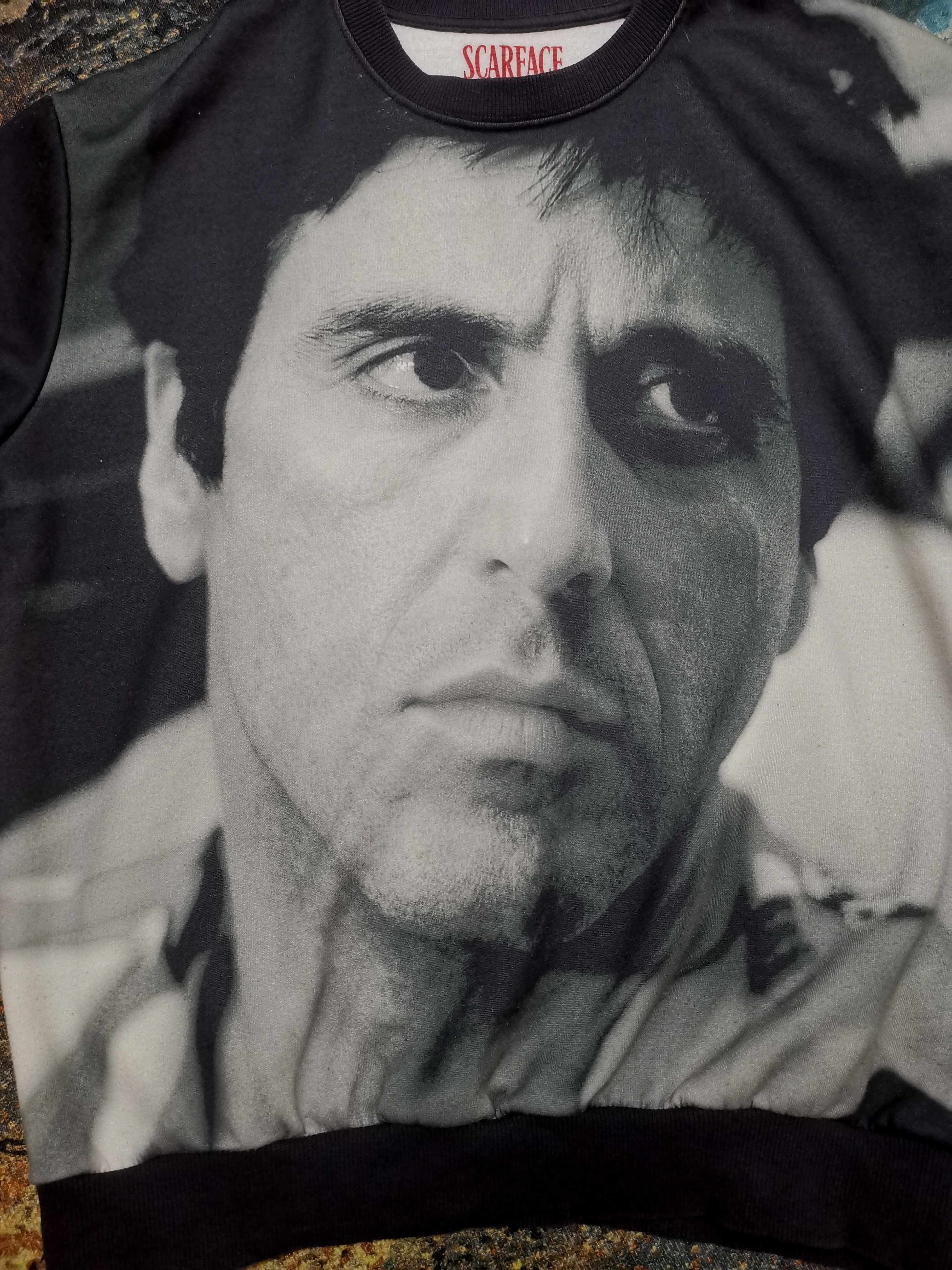 Pull & Bear SCARFACE MOVIE AL PACINO FULLPRINT SWEATSHIRT Size US S / EU 44-46 / 1 - 2 Thumbnail