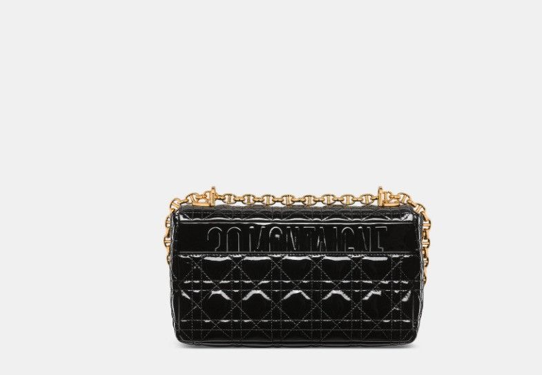 Dior o1w1db10425 M9242UV Size: OS / Medium Caro Bag in Black Size ONE SIZE - 5 Thumbnail