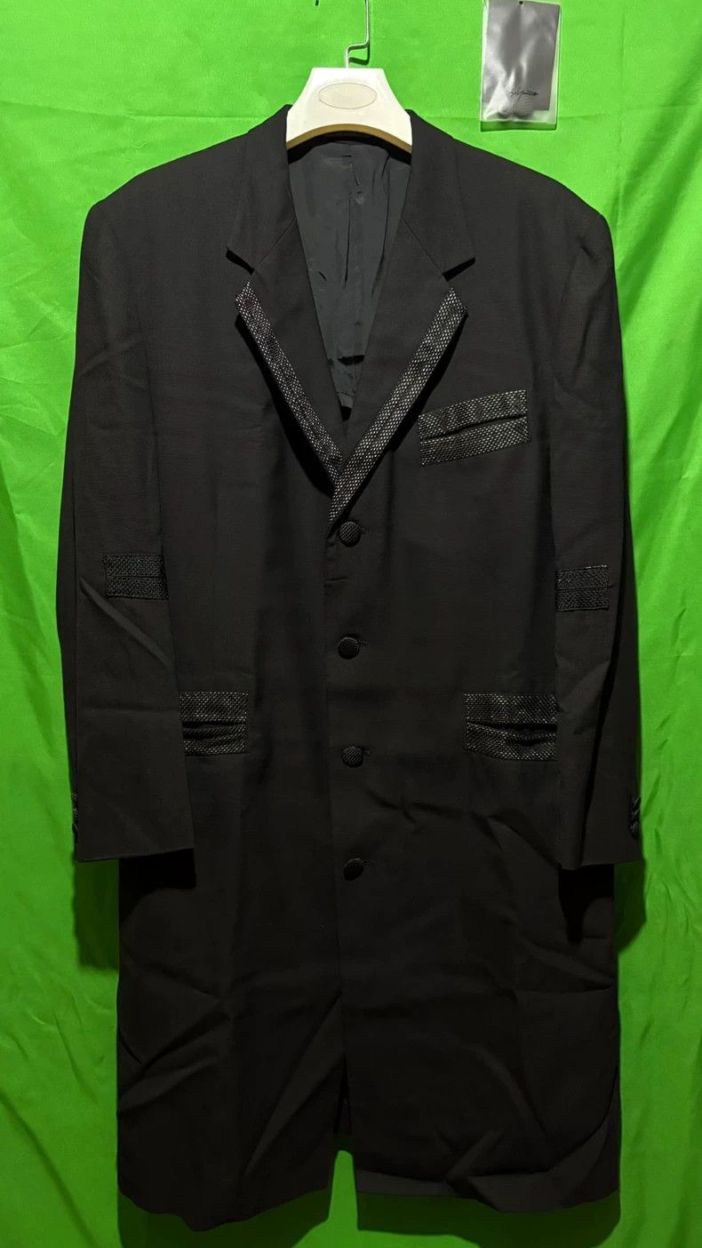 Yohji Yamamoto Yohji Yamamoto 03ss Silk Belt Coat Size US S / EU 44-46 / 1 - 1 Thumbnail