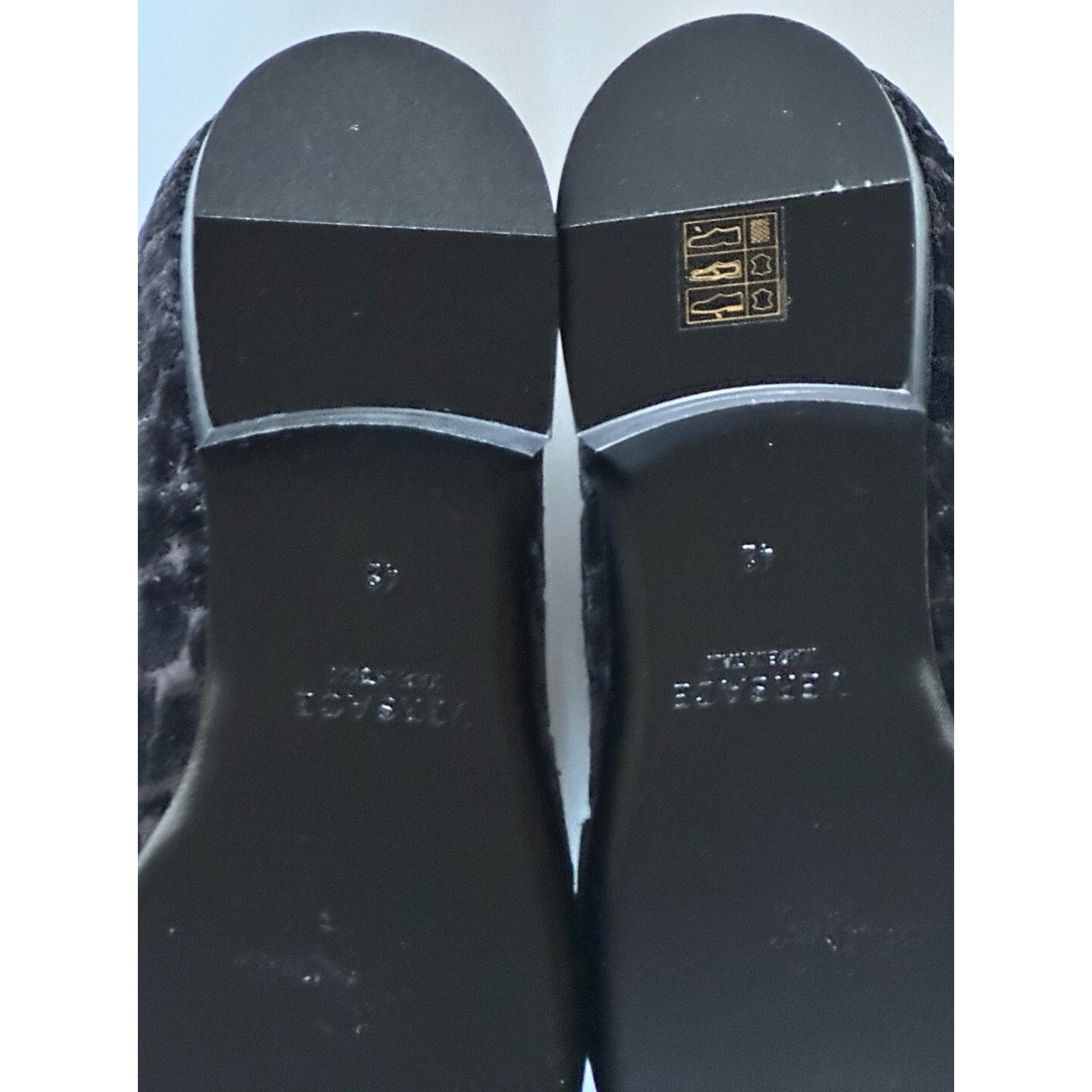 Versace VERSACE Men's Black Velvet Loafers Shoes 9 US 1003792 Size US 9 / EU 42 - 11 Thumbnail