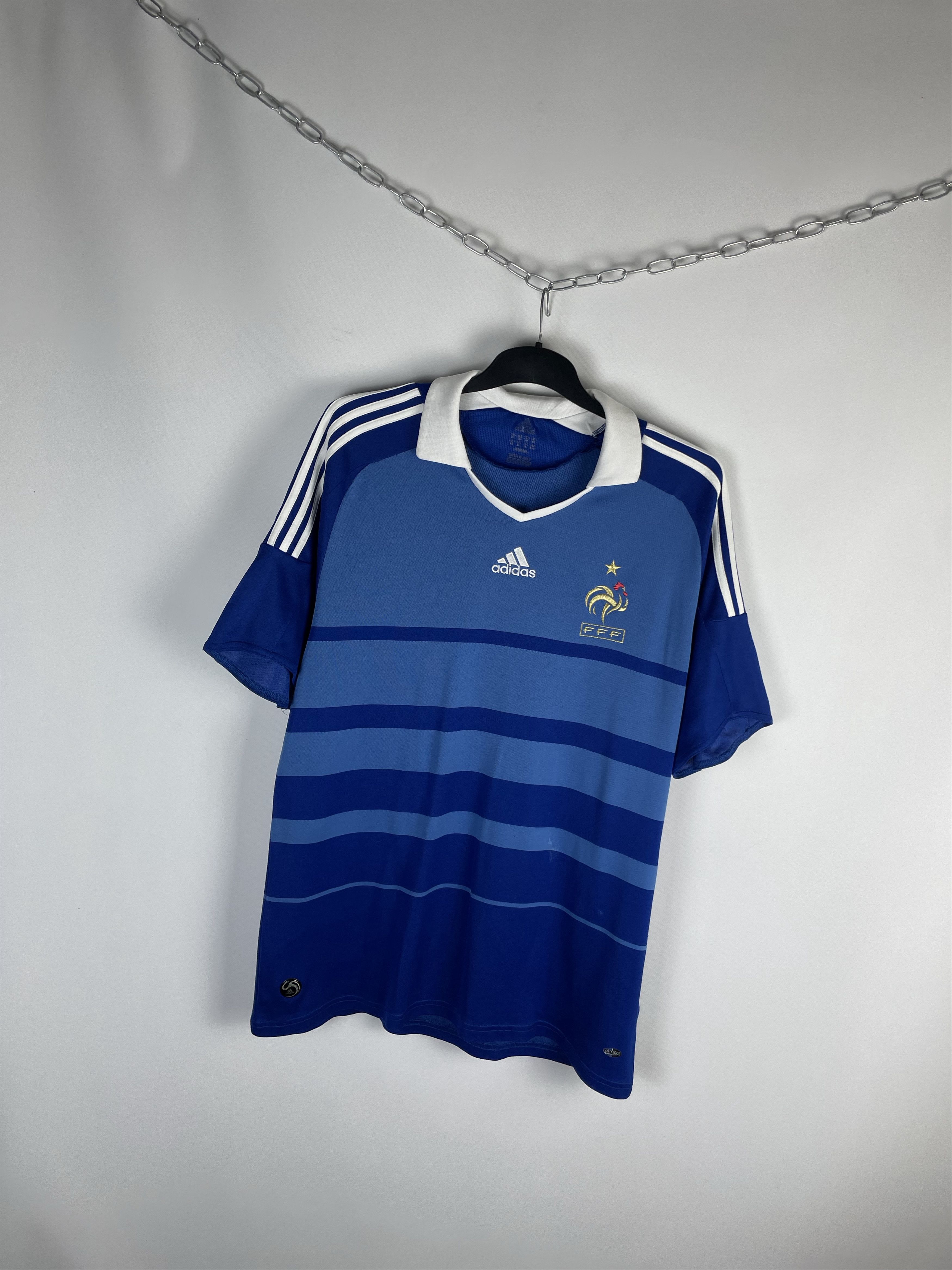 Adidas Adidas France Soccer Jersey 2009 Size US XL / EU 56 / 4 - 2 Thumbnail