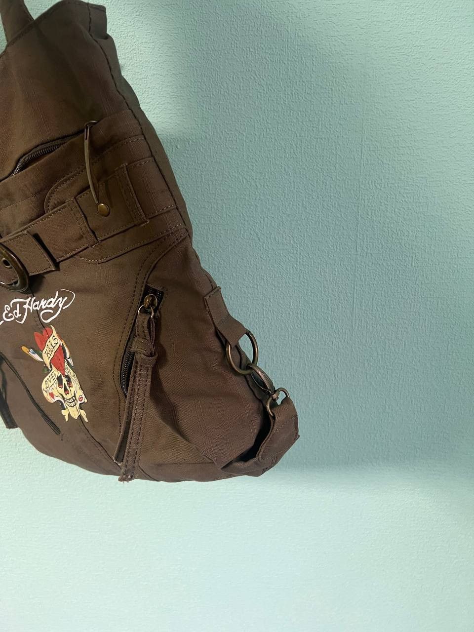 Ed Hardy VINTAGE ED HARDY BY CHRISTIAN AUDIGIER DESIGNER RETRO Y2K Size ONE SIZE - 4 Thumbnail