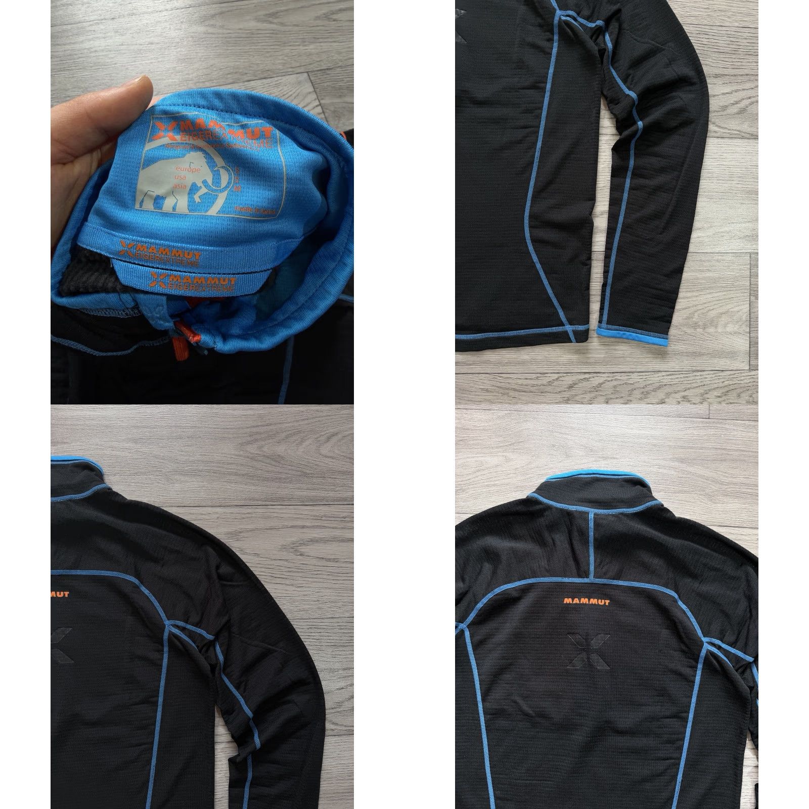 Mammut Mammut Eiswand EXTREME 1/4 Zip Pull Light Mens Ski Touring Sweater Size S Navy Pullover Size US S / EU 44-46 / 1 - 9 Thumbnail