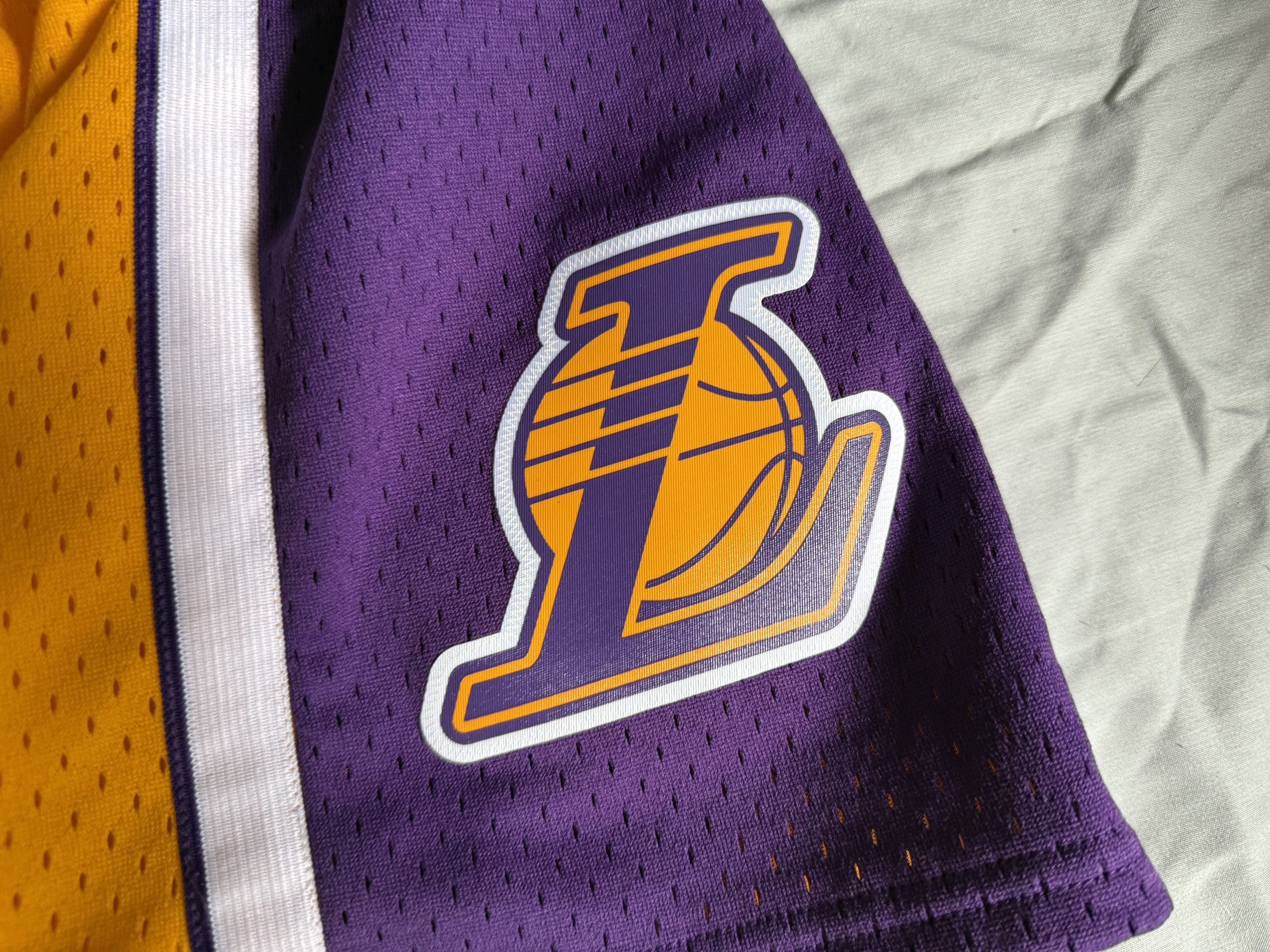 Mitchell & Ness × NBA Mitchell & Ness Los Angeles Lakers 2009-10 Swingman Shorts S Size US 30 / EU 46 - 2 Thumbnail