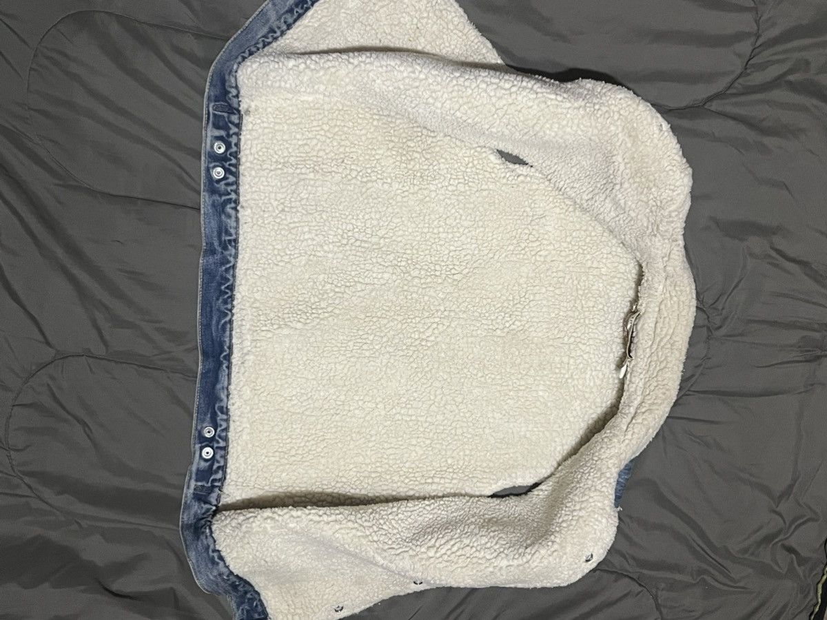 Vintage Sherpa Lined Denim Vest Size US S / EU 44-46 / 1 - 3 Thumbnail