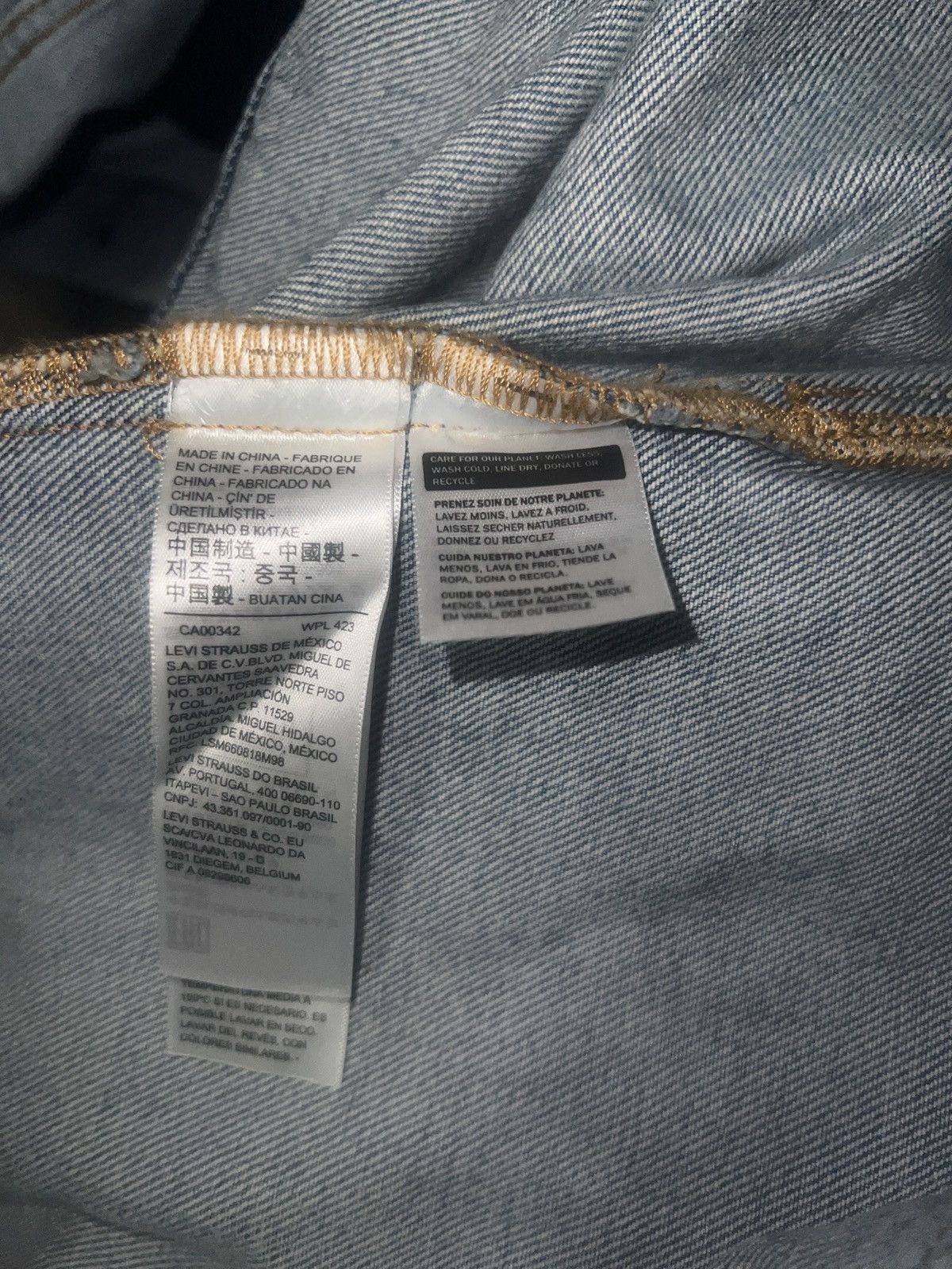 DENIM TEARS Levi's x Denim Tears La rançon Size US S / EU 44-46 / 1 - 3 Thumbnail