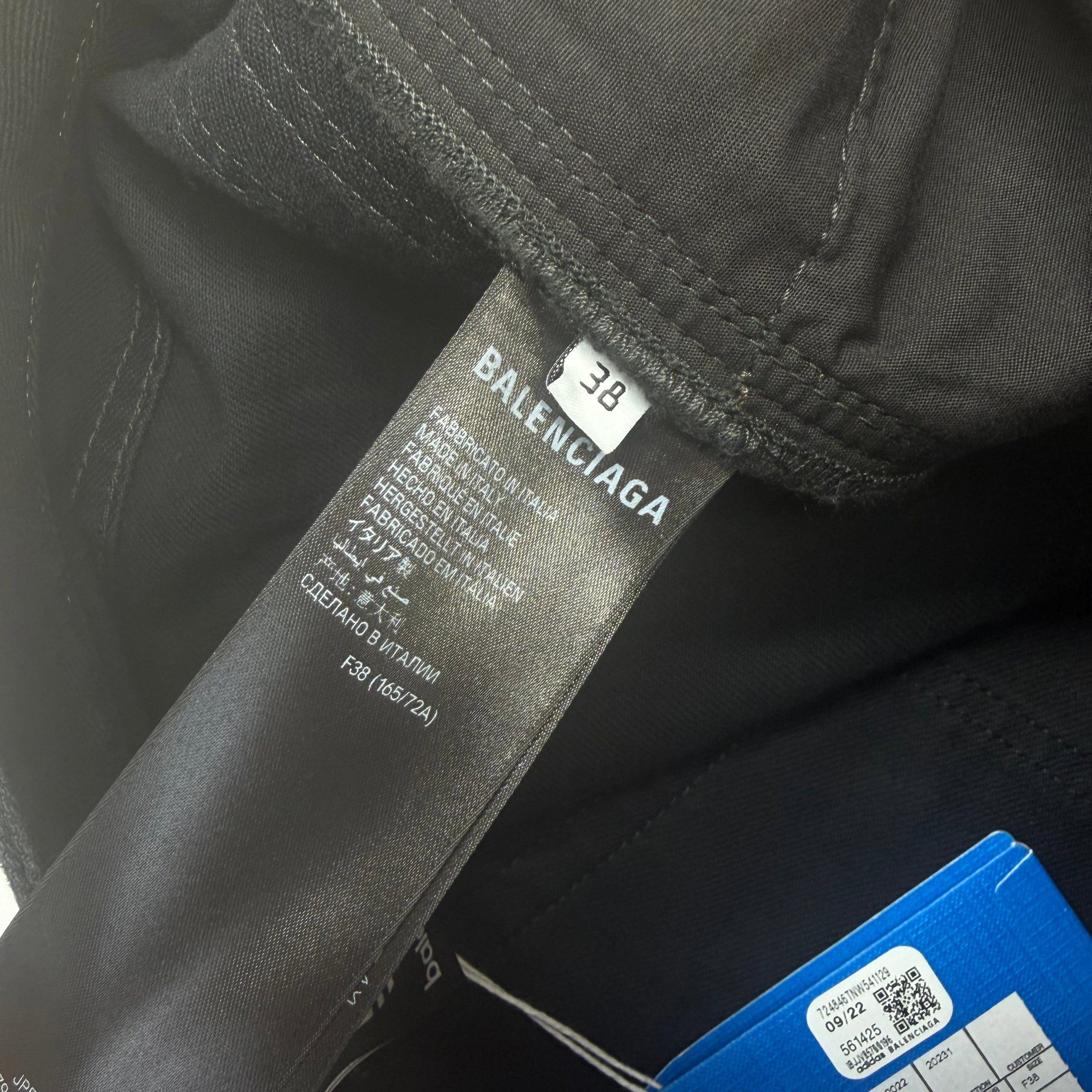 Adidas × Balenciaga Balenciaga x Adidas Denim Skirt 6 Size M / US 6-8 / IT 42-44 - 4 Thumbnail