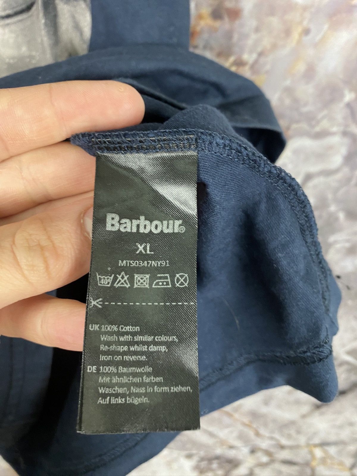 Barbour × Vintage Men’s Barbour Steve McQueen T-Shirt Luxury Size XL Size US XL / EU 56 / 4 - 7 Thumbnail