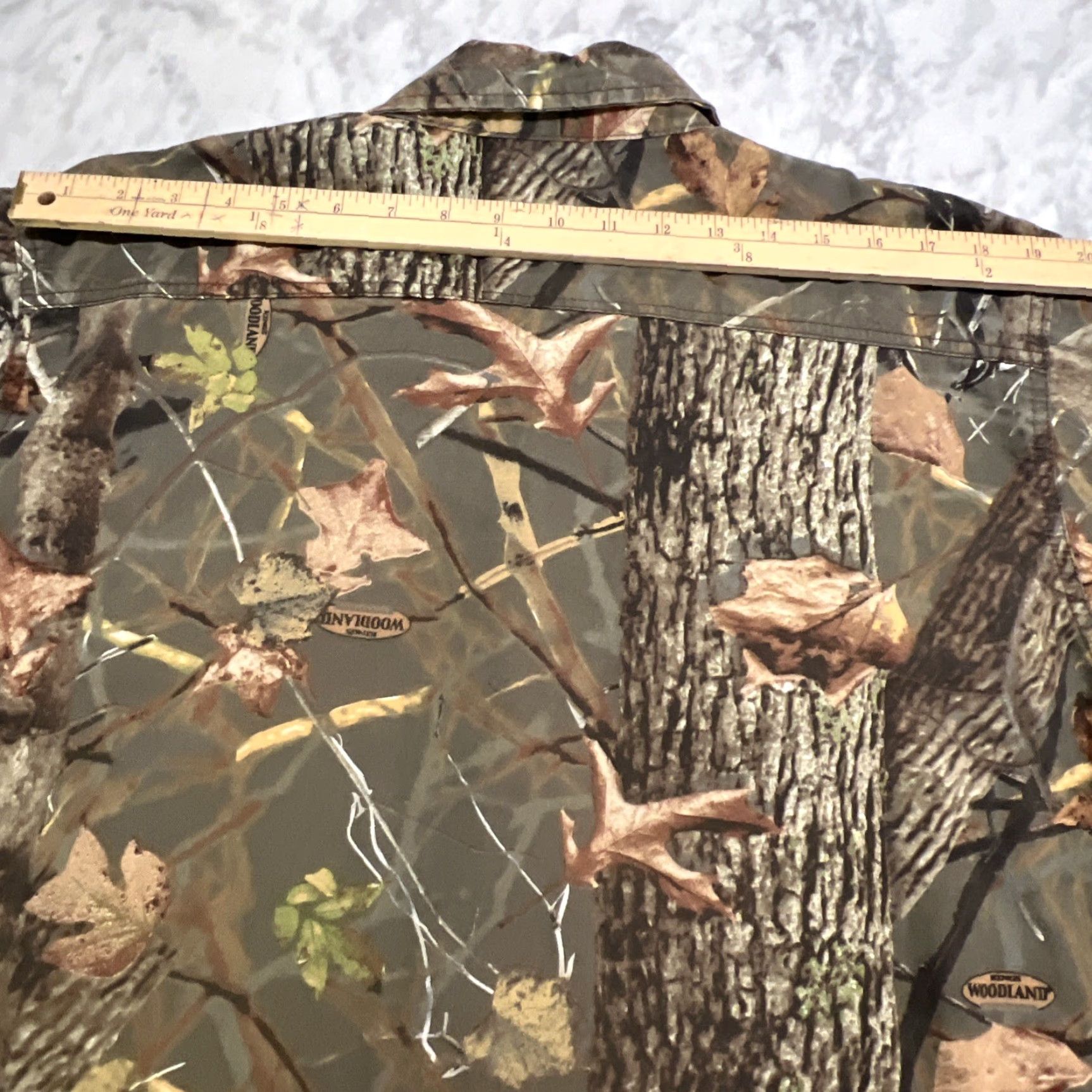AMO Kings Camo Button Up Shirt Men's Large Long Sleeve Multicolor Camouflage Hunting Travel Size US L / EU 52-54 / 3 - 7 Thumbnail