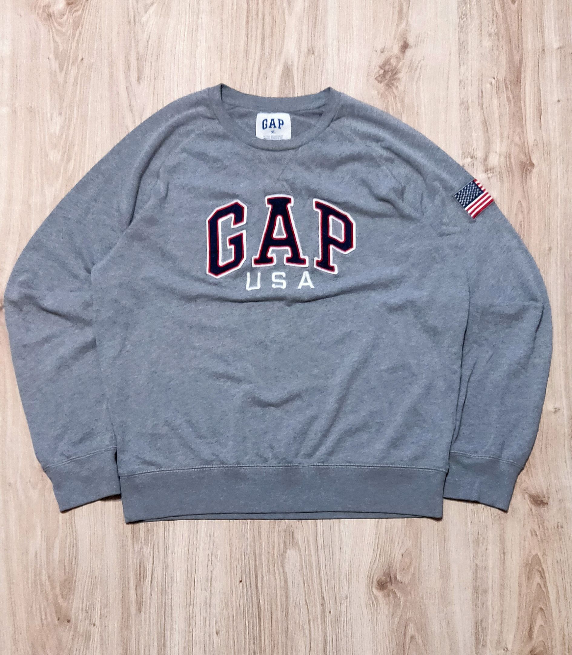 Gap × Polo Ralph Lauren × Vintage Vintage GAP Usa sweatshirt Ralph Lauren style big logo Size US XL / EU 56 / 4 - 1 Thumbnail