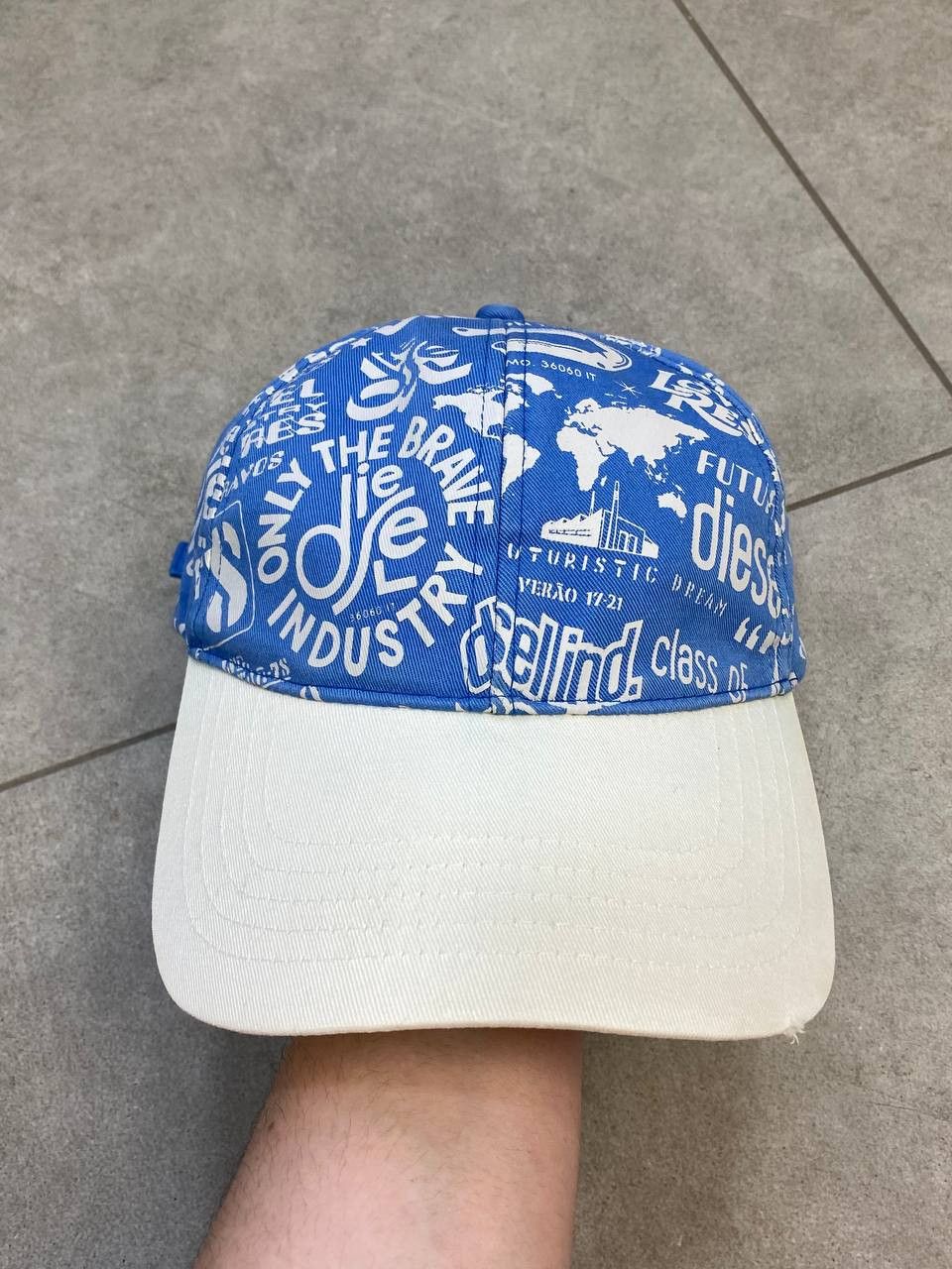 Diesel Vintage Diesel Y2K Logos Print Cap Hat Size ONE SIZE - 3 Thumbnail