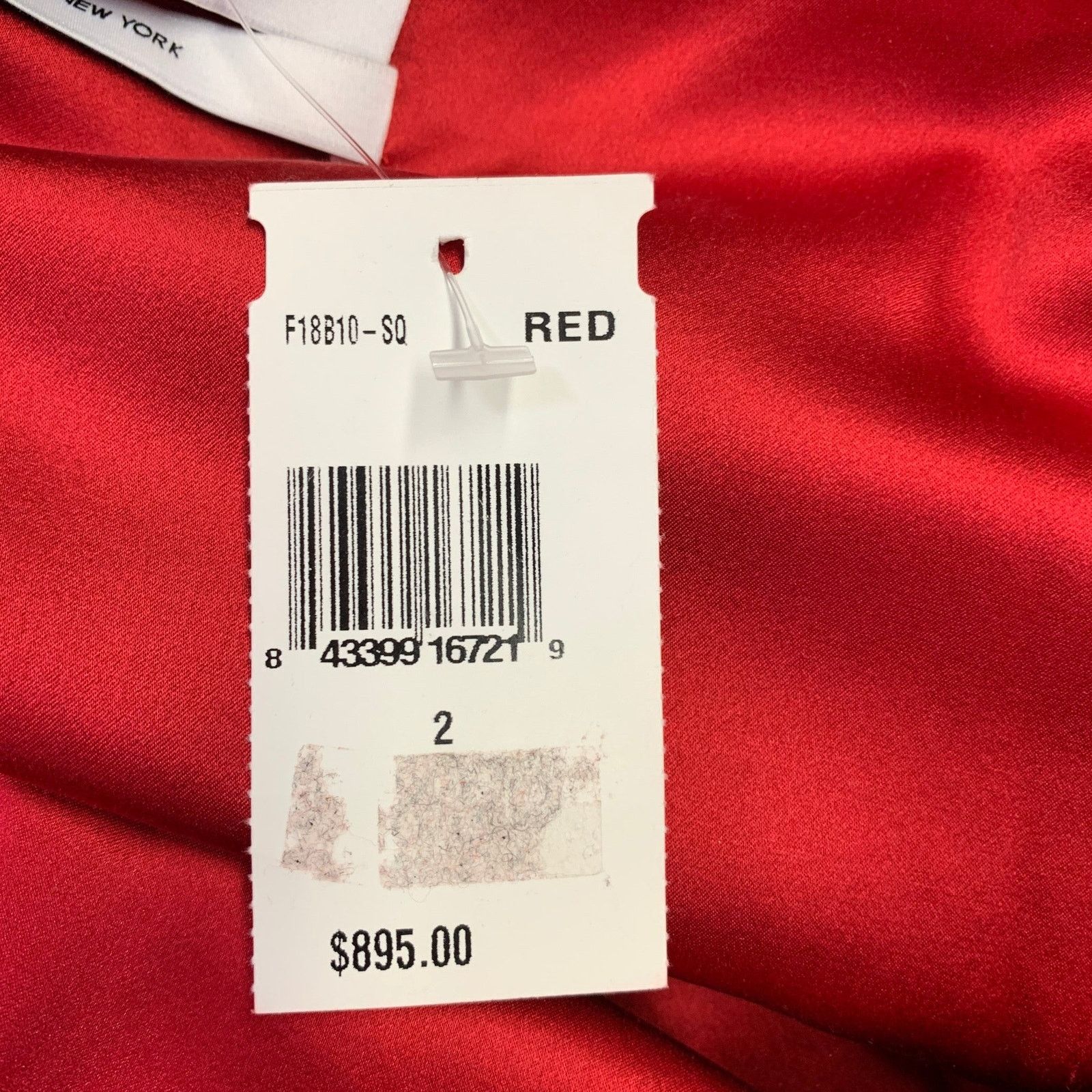 Prabal Gurung PRABAL GURUNG Size 2 Red Polyester Sequined Draped Dress Top Size XS / US 0-2 / IT 36-38 - 6 Thumbnail