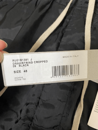 Rick Owens Rick Owens Black Drawstring Cargo Pants Men's Size 48 Size US 32 / EU 48 - 10 Thumbnail