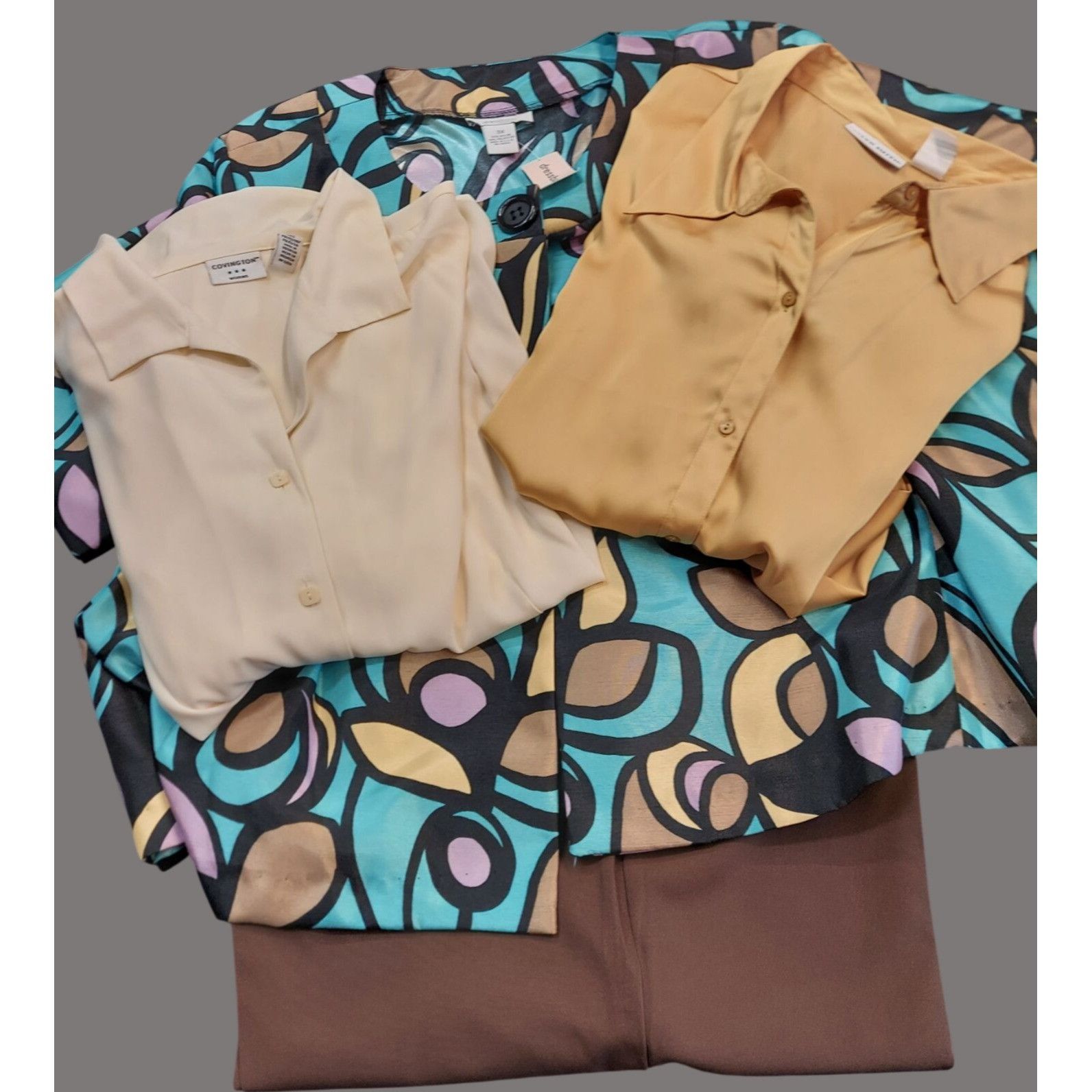Covington Womens Blouse, Jacket & Pant Set - Plus Size 22x-24x 3XL * F Size 3XL / US 20-22 - 1 Thumbnail