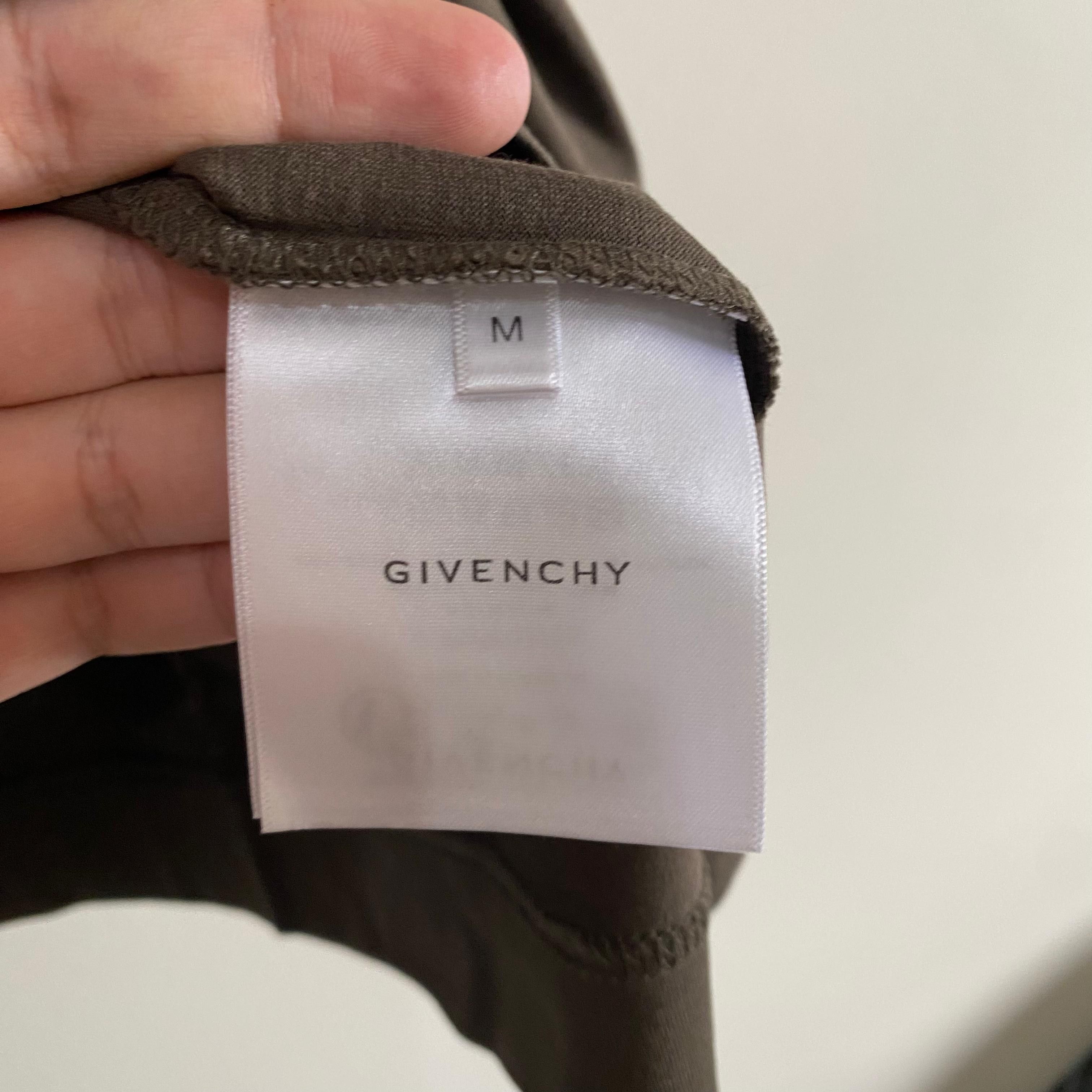 Givenchy Khaki Archetype Logo Oversized T-Shirt Size US M / EU 48-50 / 2 - 9 Thumbnail