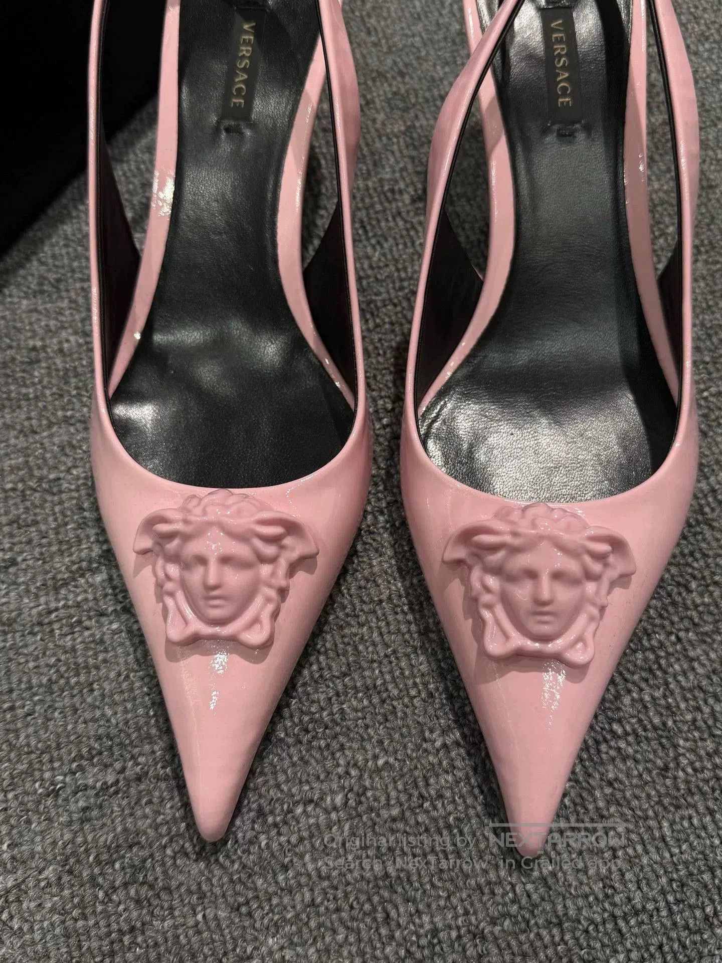 Versace Versace Pink Medusa High Heels. Size US 8.5 / IT 38.5 - 4 Thumbnail