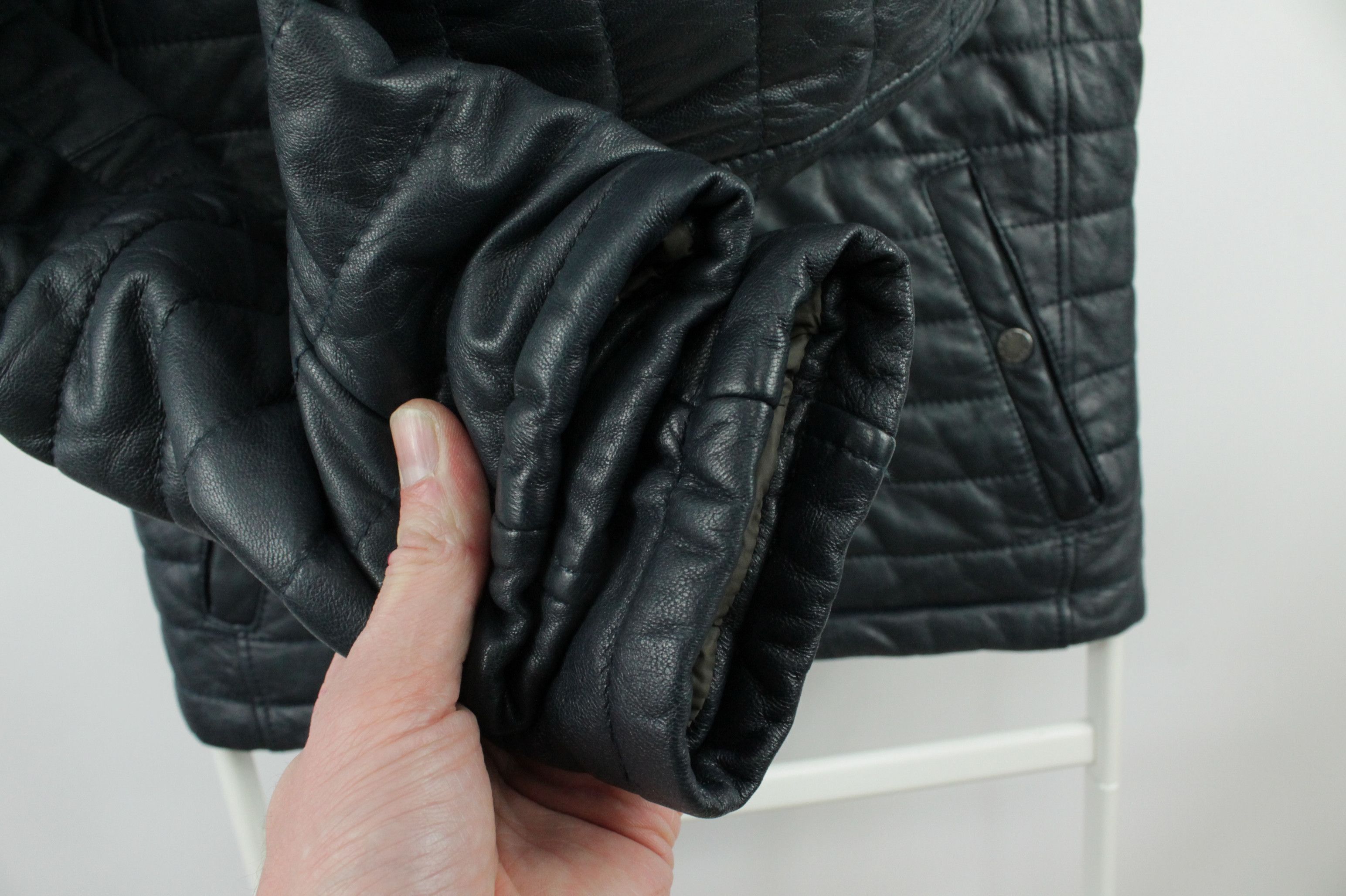 Genuine Leather Oakwood Quilted Leather Jacket Warmed Thinsulate Size US S / EU 44-46 / 1 - 3 Thumbnail